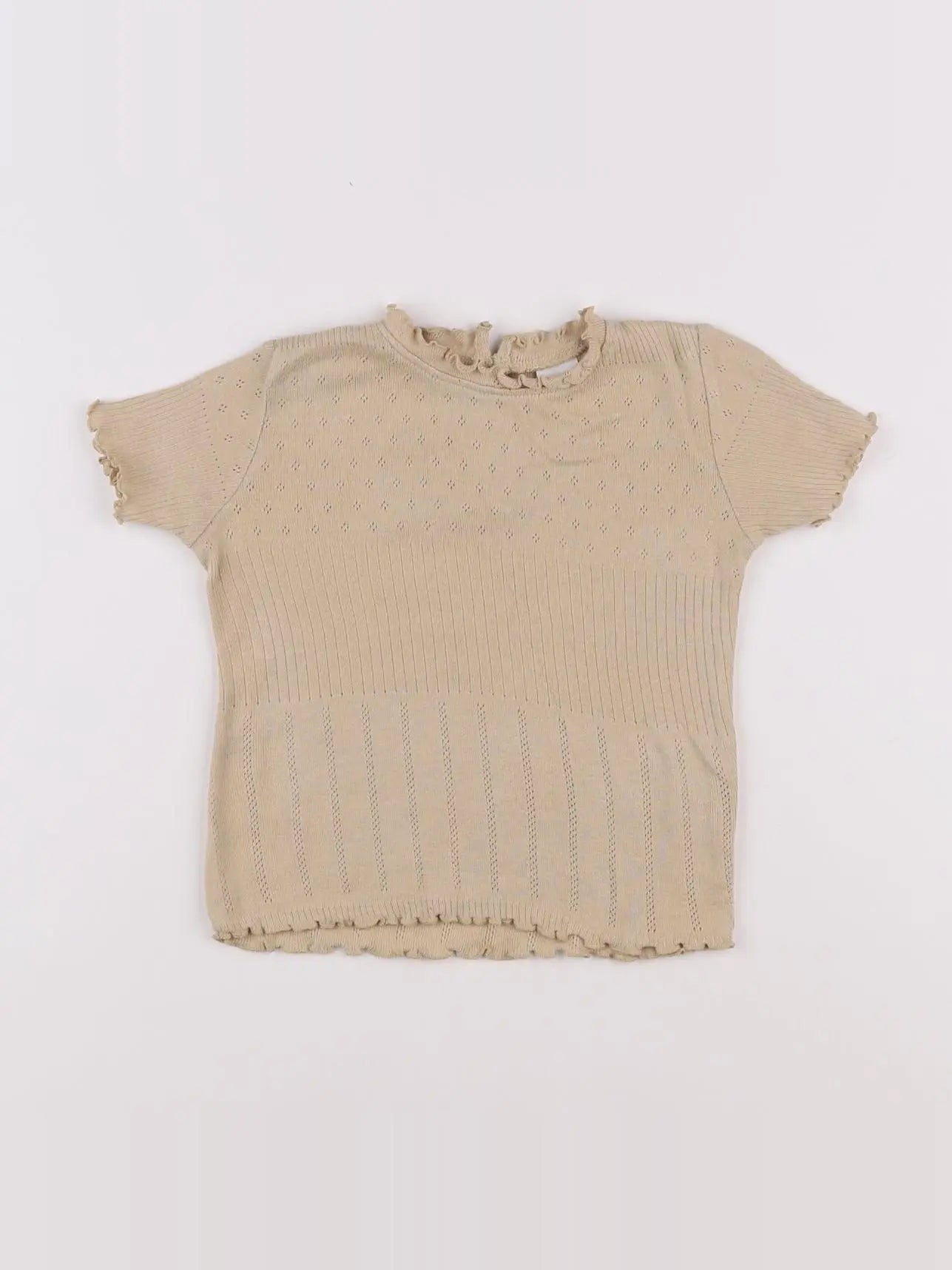 H&M - tee-shirt marron - 9/12 mois