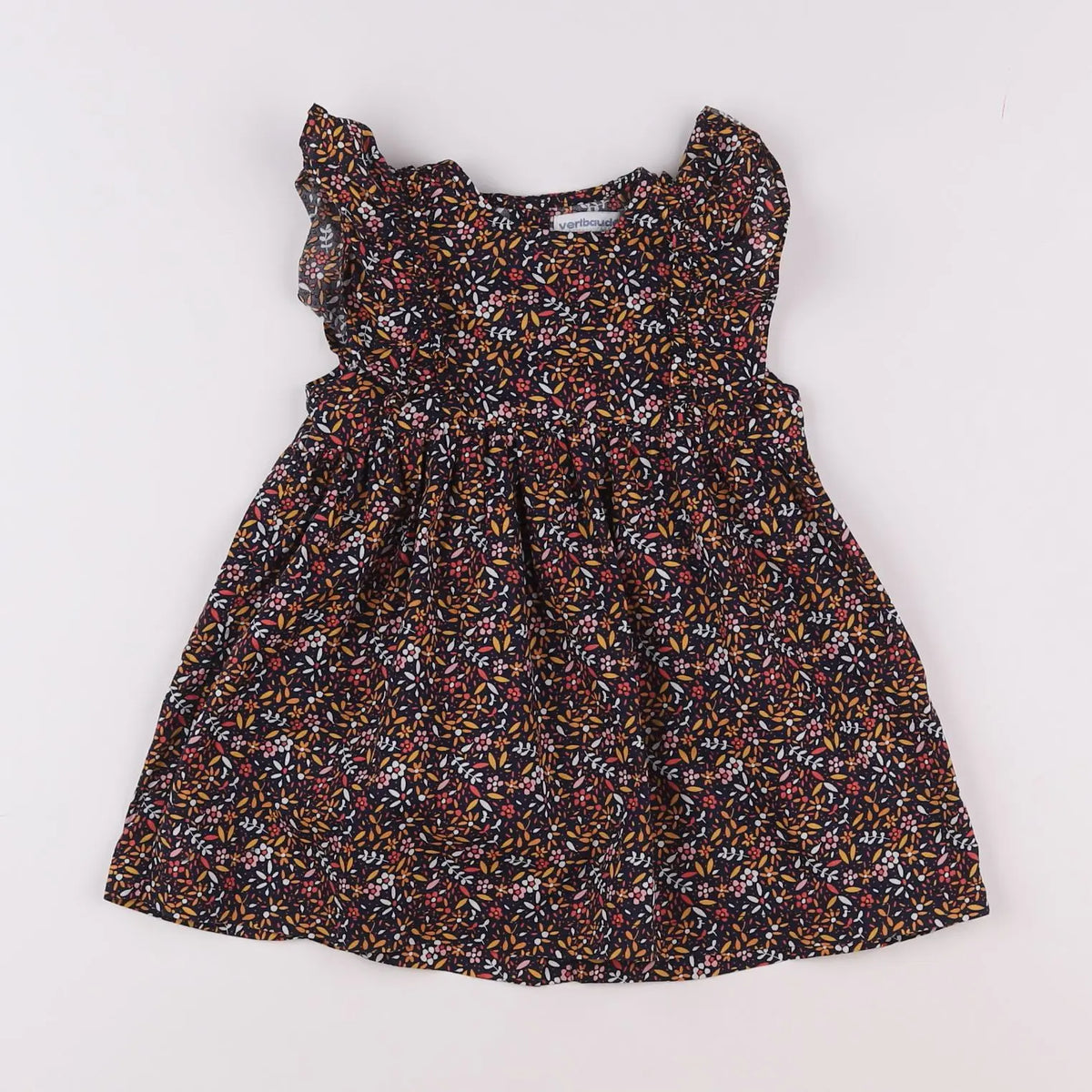 Vertbaudet - robe multicolore - 18 mois