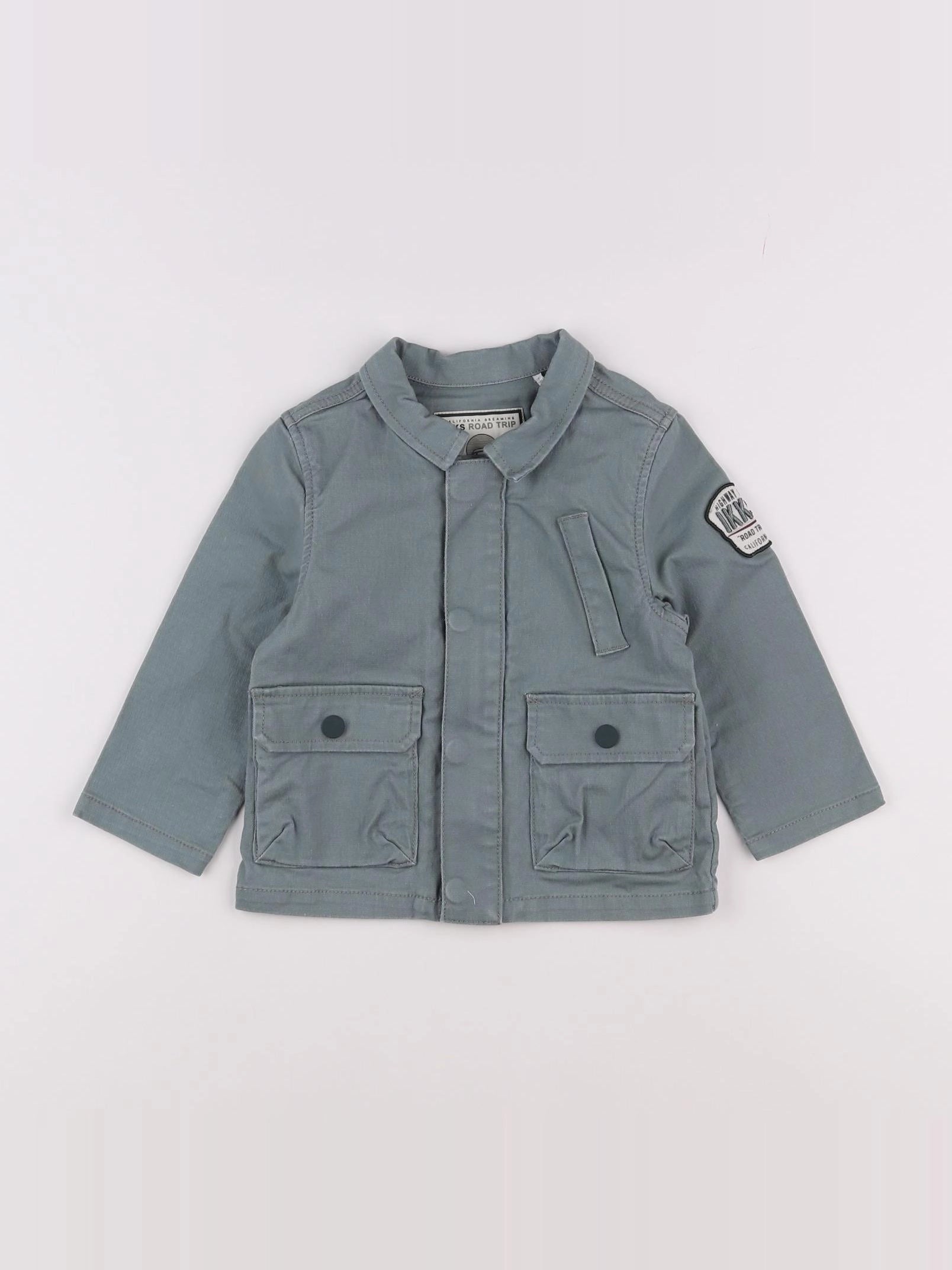 IKKS - veste imprimé au dos vert - 18 mois