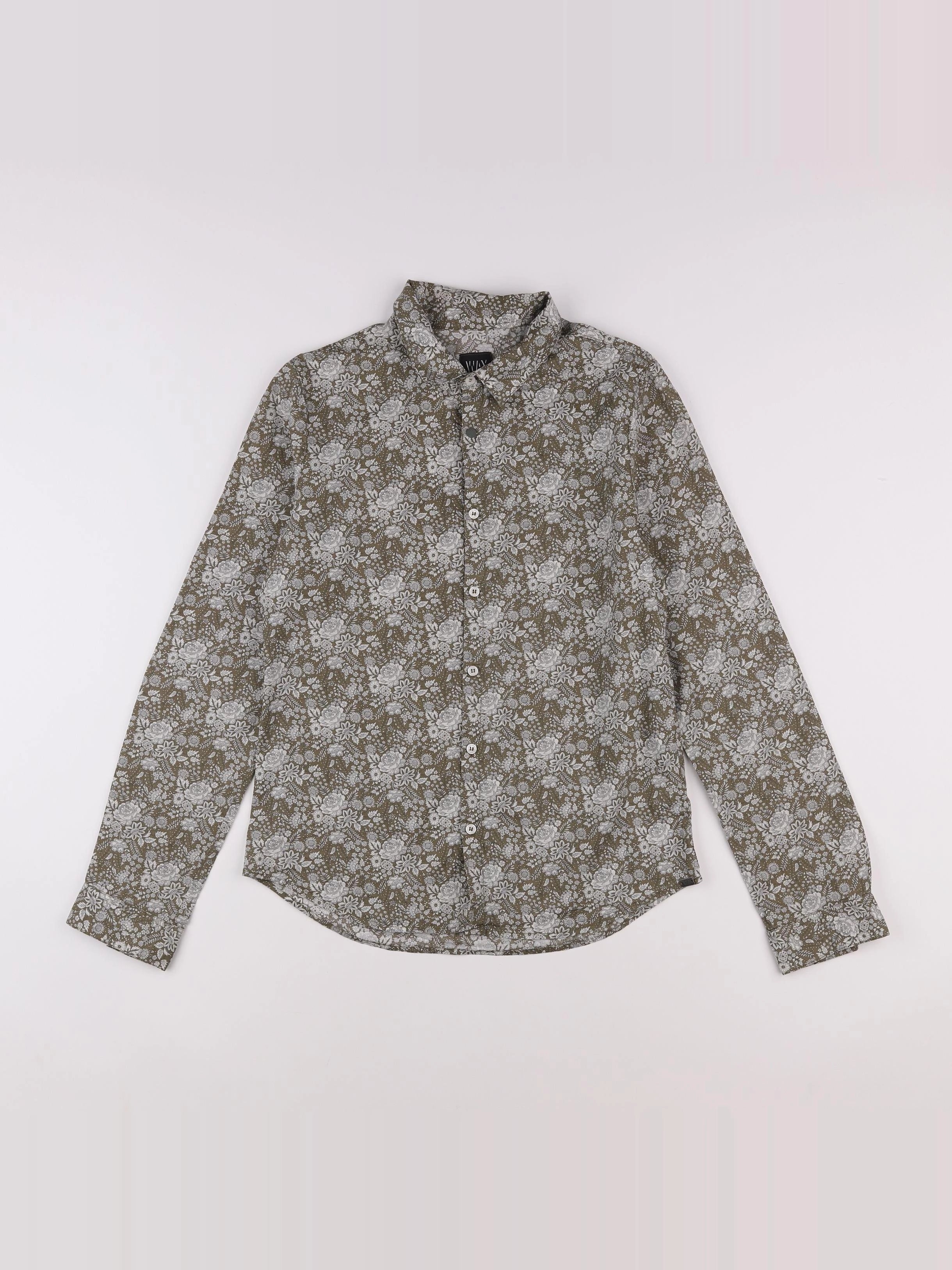 IKKS - chemise vert - 14 ans