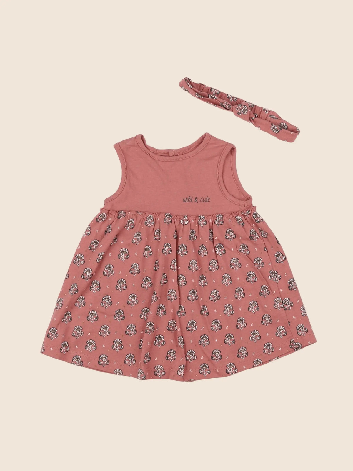 Vertbaudet - robe rose - 3 mois