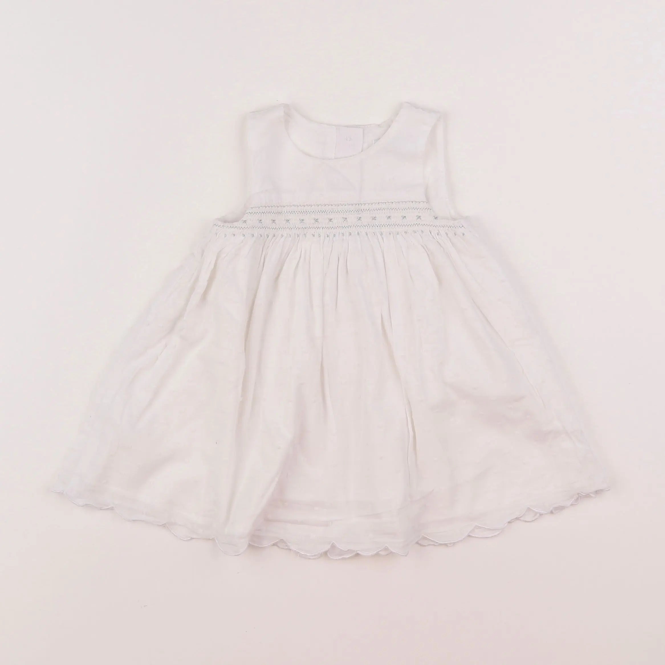 Vertbaudet - robe blanc - 6 mois