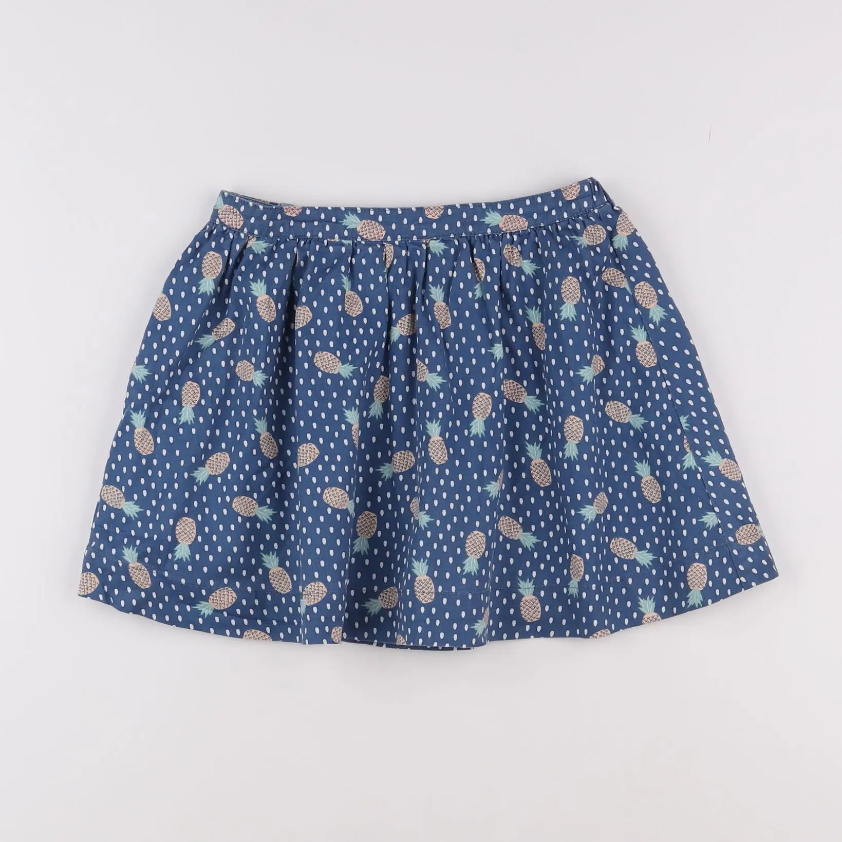 Vertbaudet - jupe bleu, blanc - 10 ans