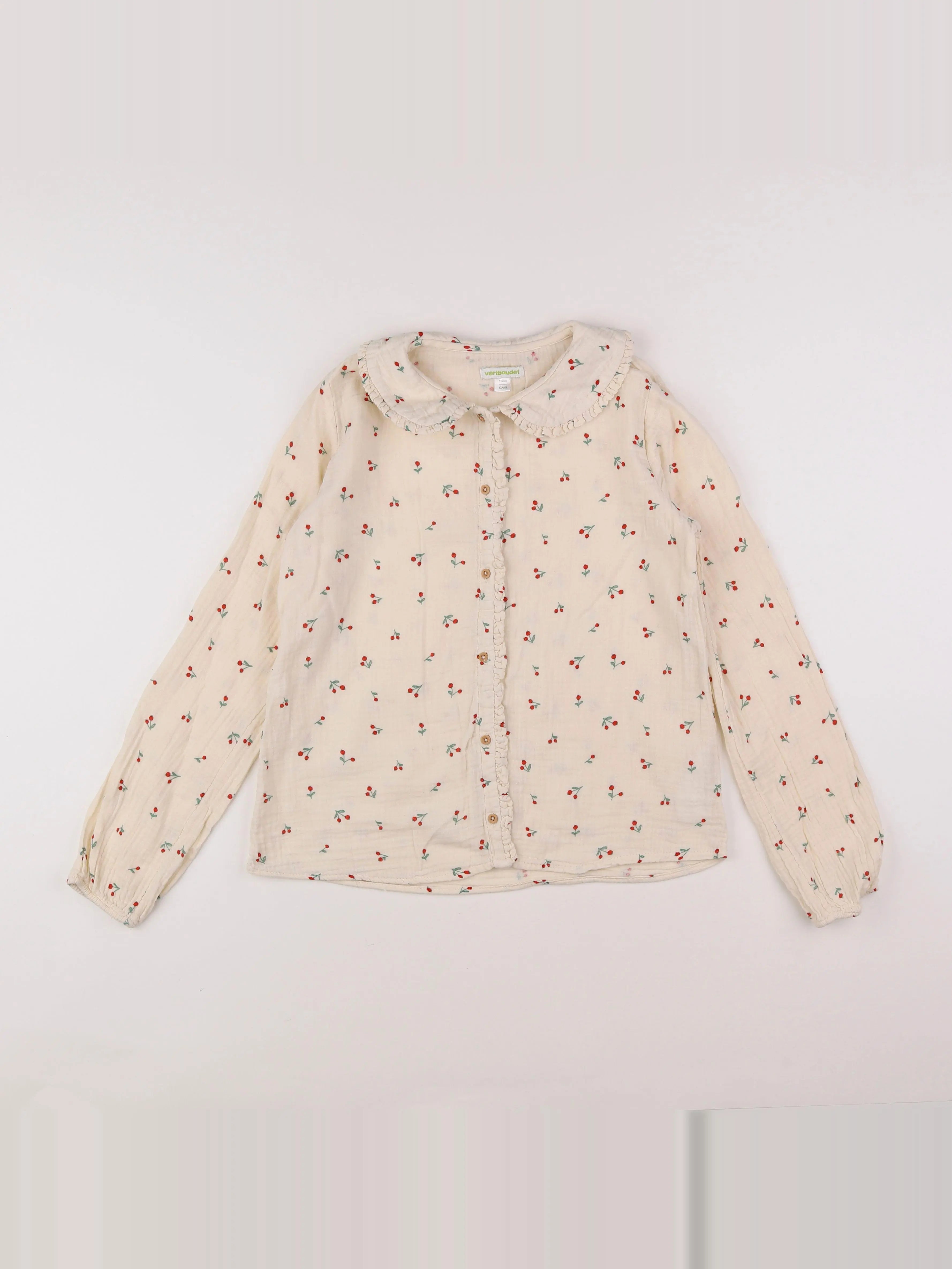 Vertbaudet - blouse multicolore - 12 ans