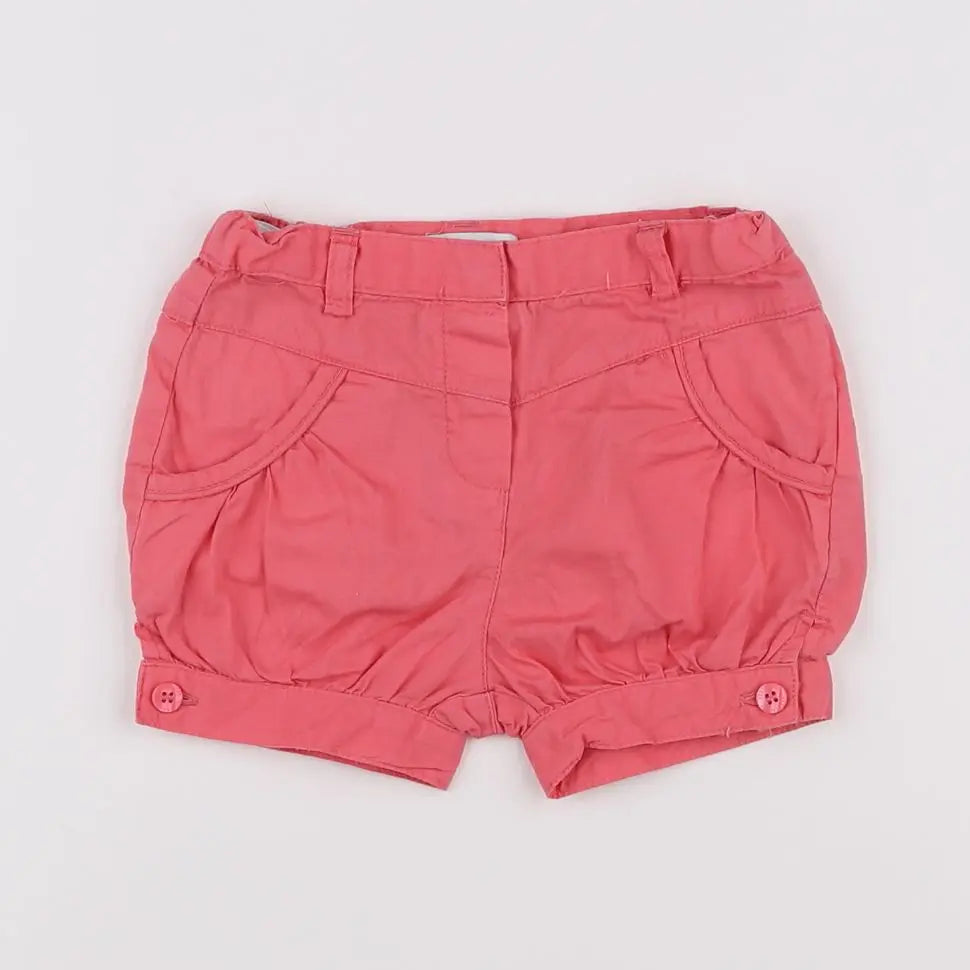 Vertbaudet - short rose - 18 mois