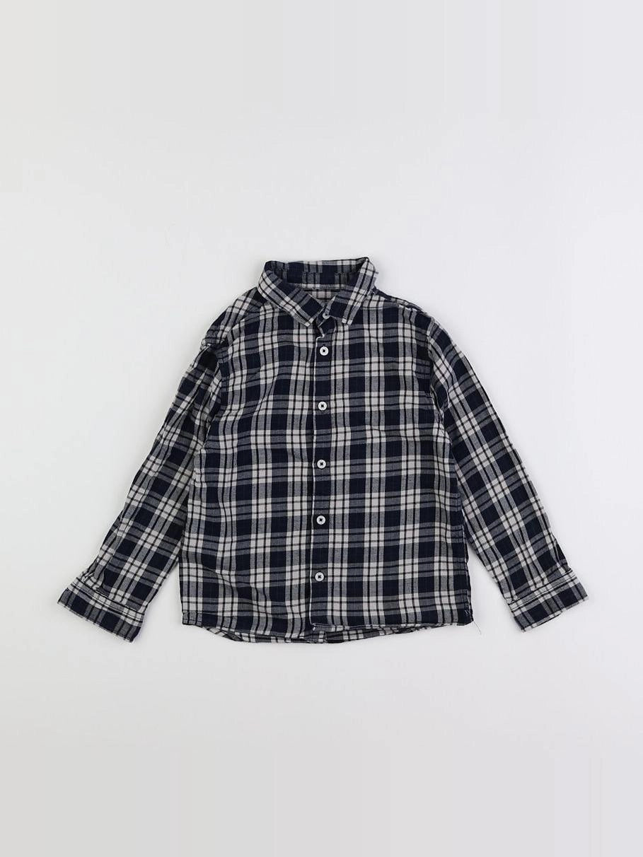 Mango - chemise bleu, blanc - 6 ans