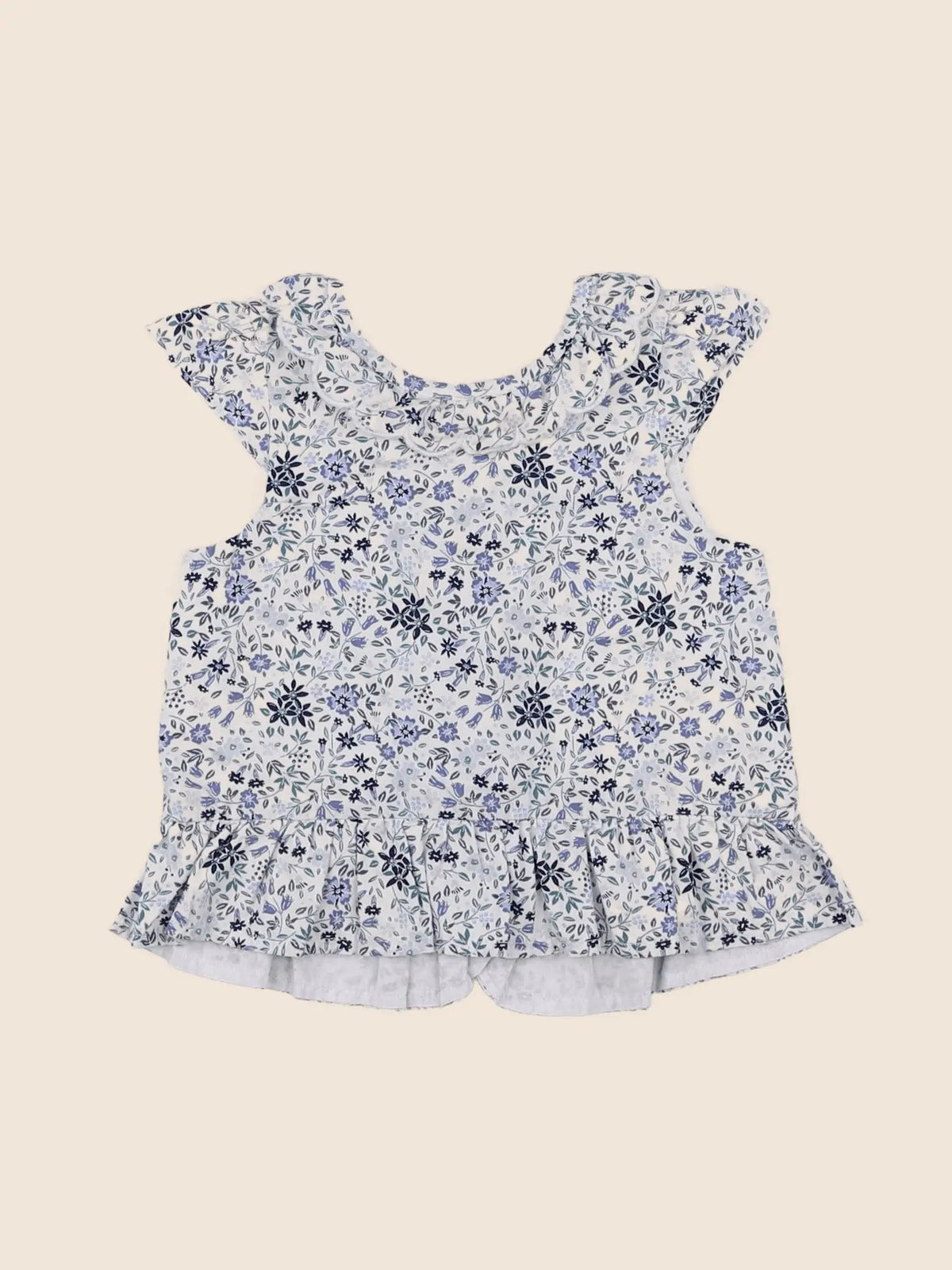 Vertbaudet - blouse bleu - 6 mois