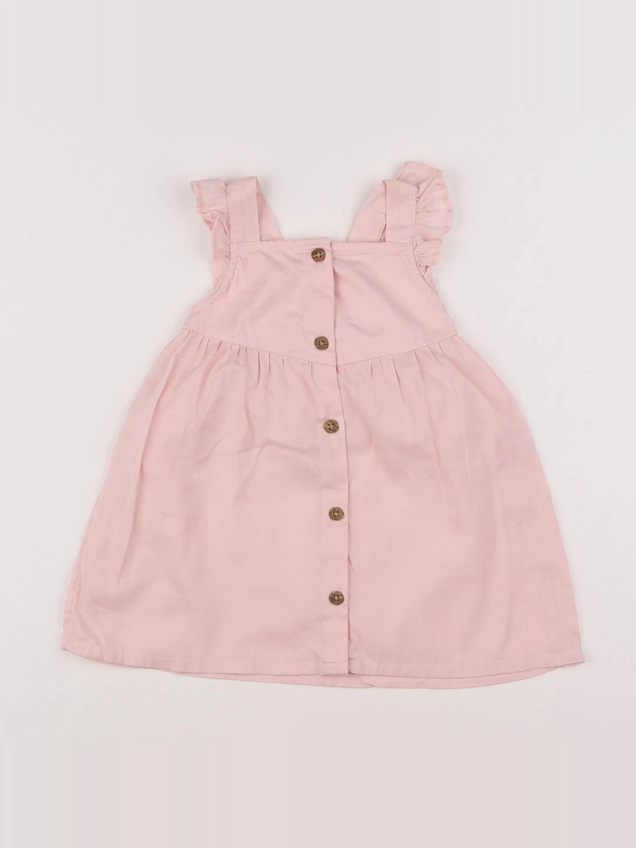 H&M - robe rose - 9/12 mois