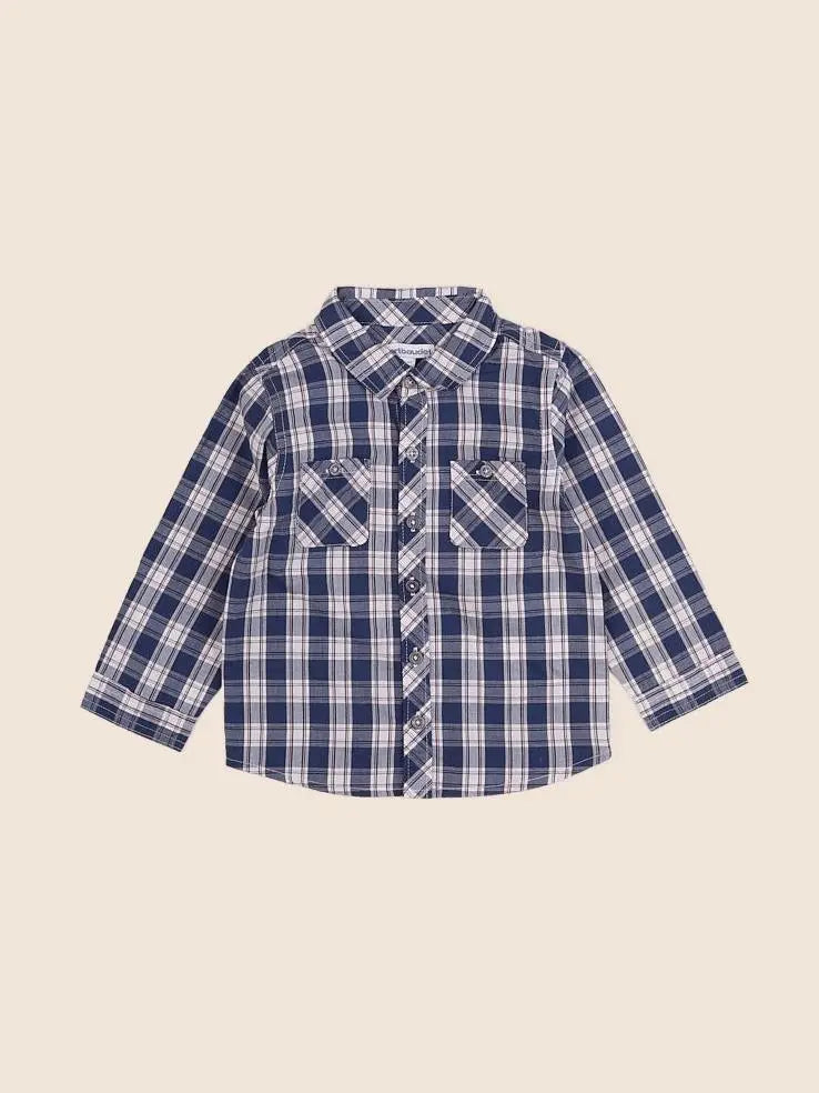 Vertbaudet - chemise multicolore - 18 mois