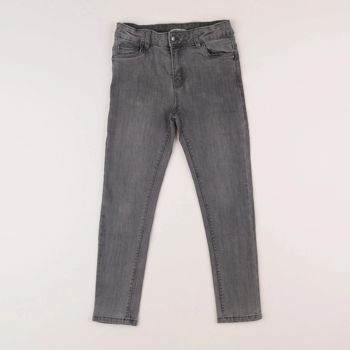 Vertbaudet - jean gris - 8 ans