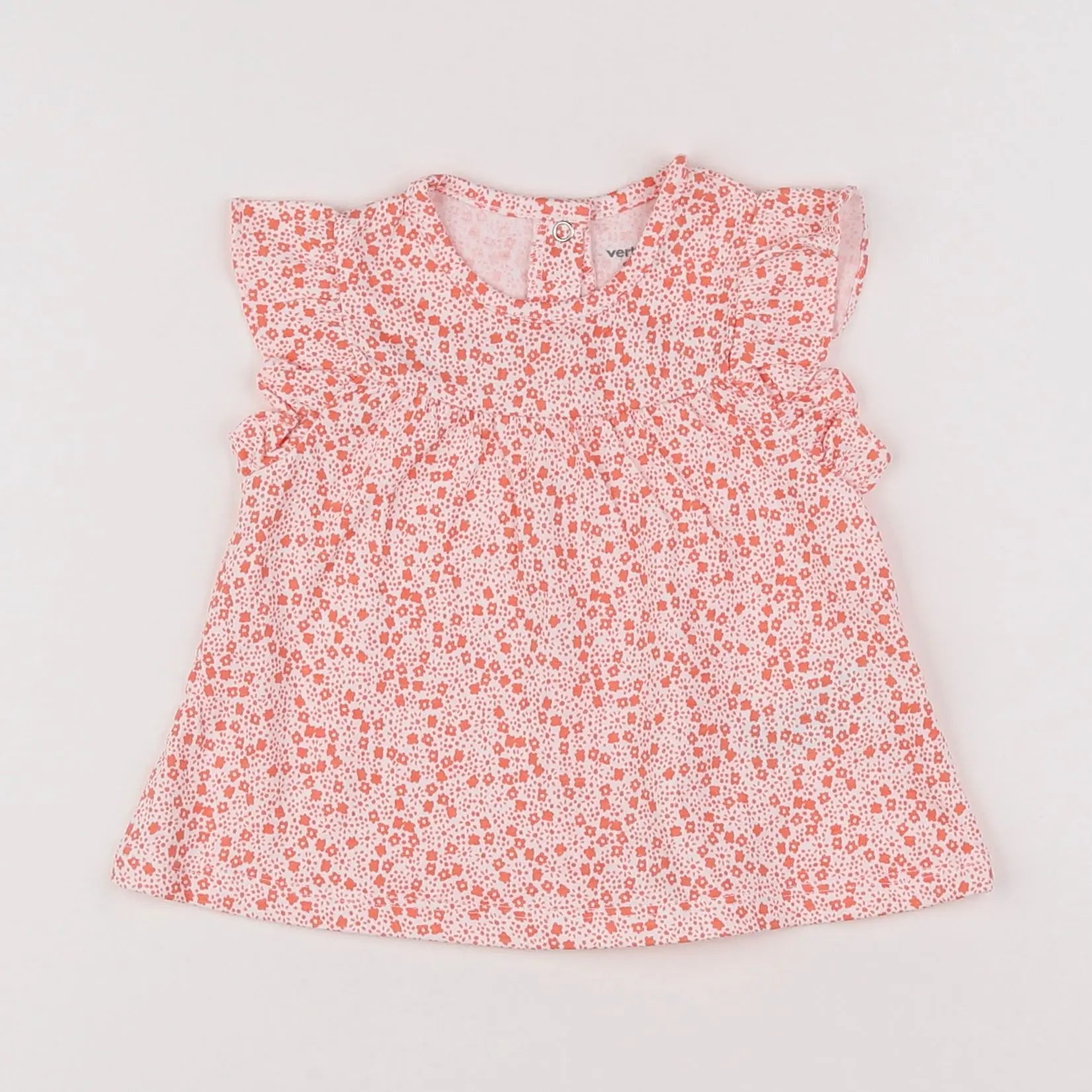 Vertbaudet - tee-shirt multicolore - 6 mois