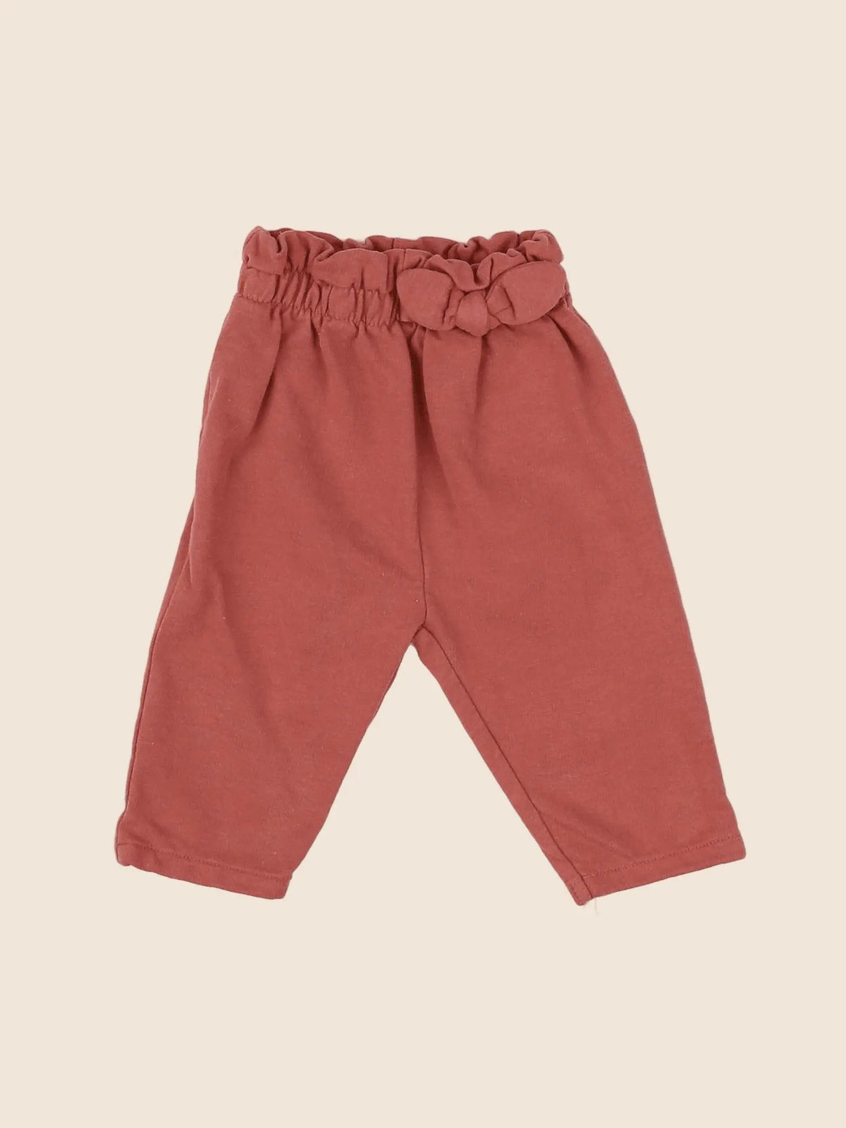 Vertbaudet - jogging rouge - 3 mois