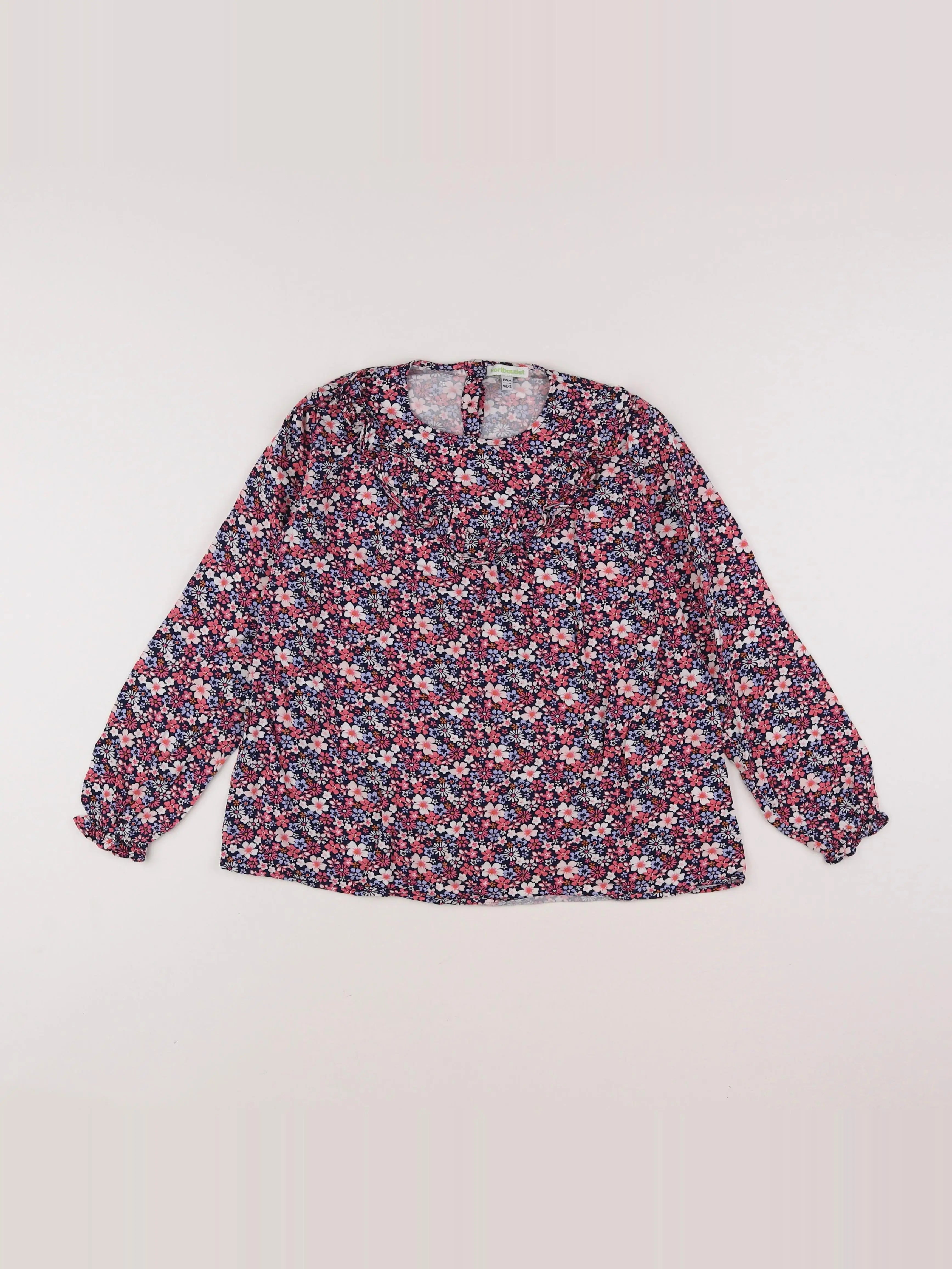 Vertbaudet - blouse multicolore - 10 ans