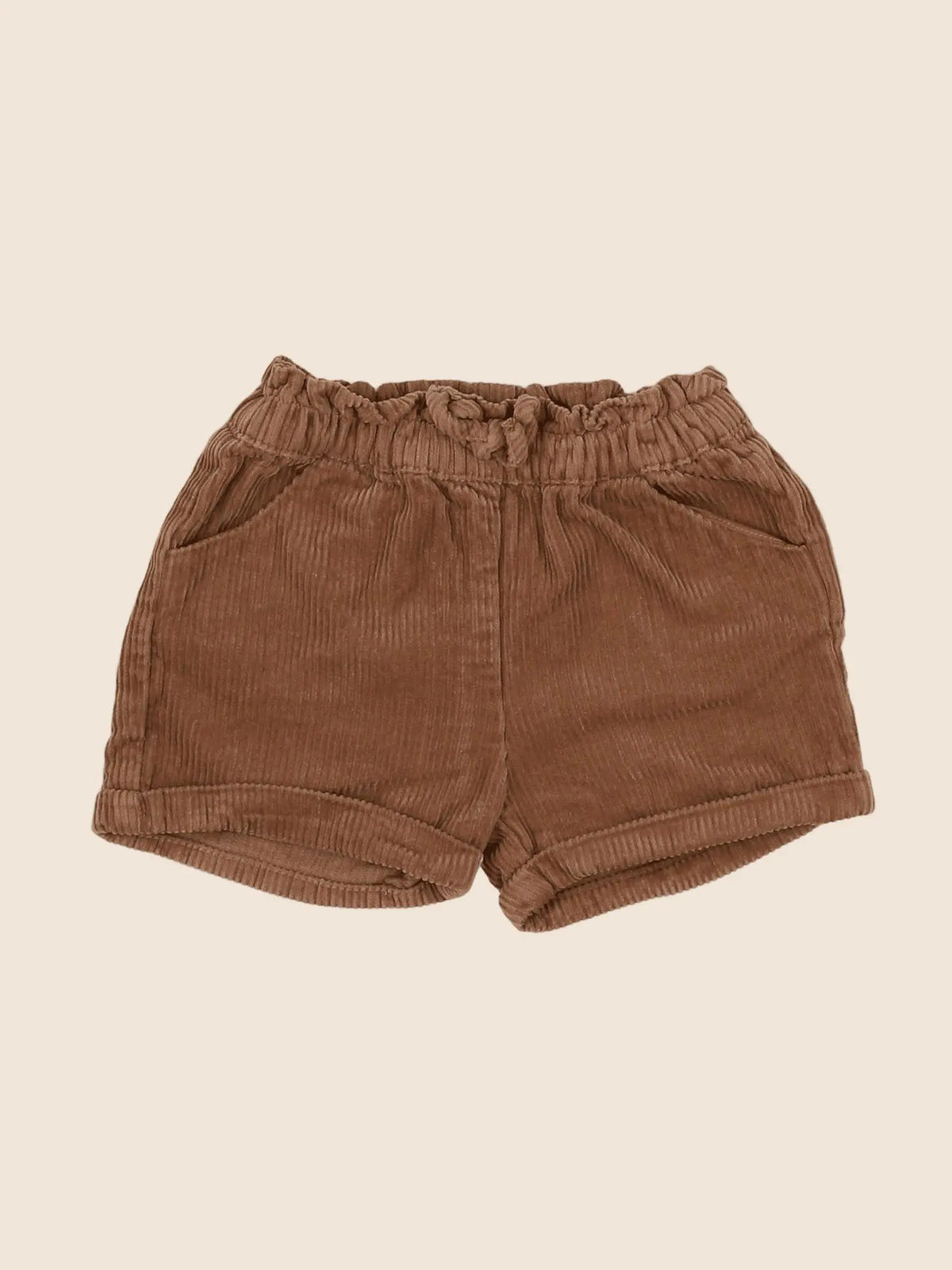 Vertbaudet - short marron - 18 mois