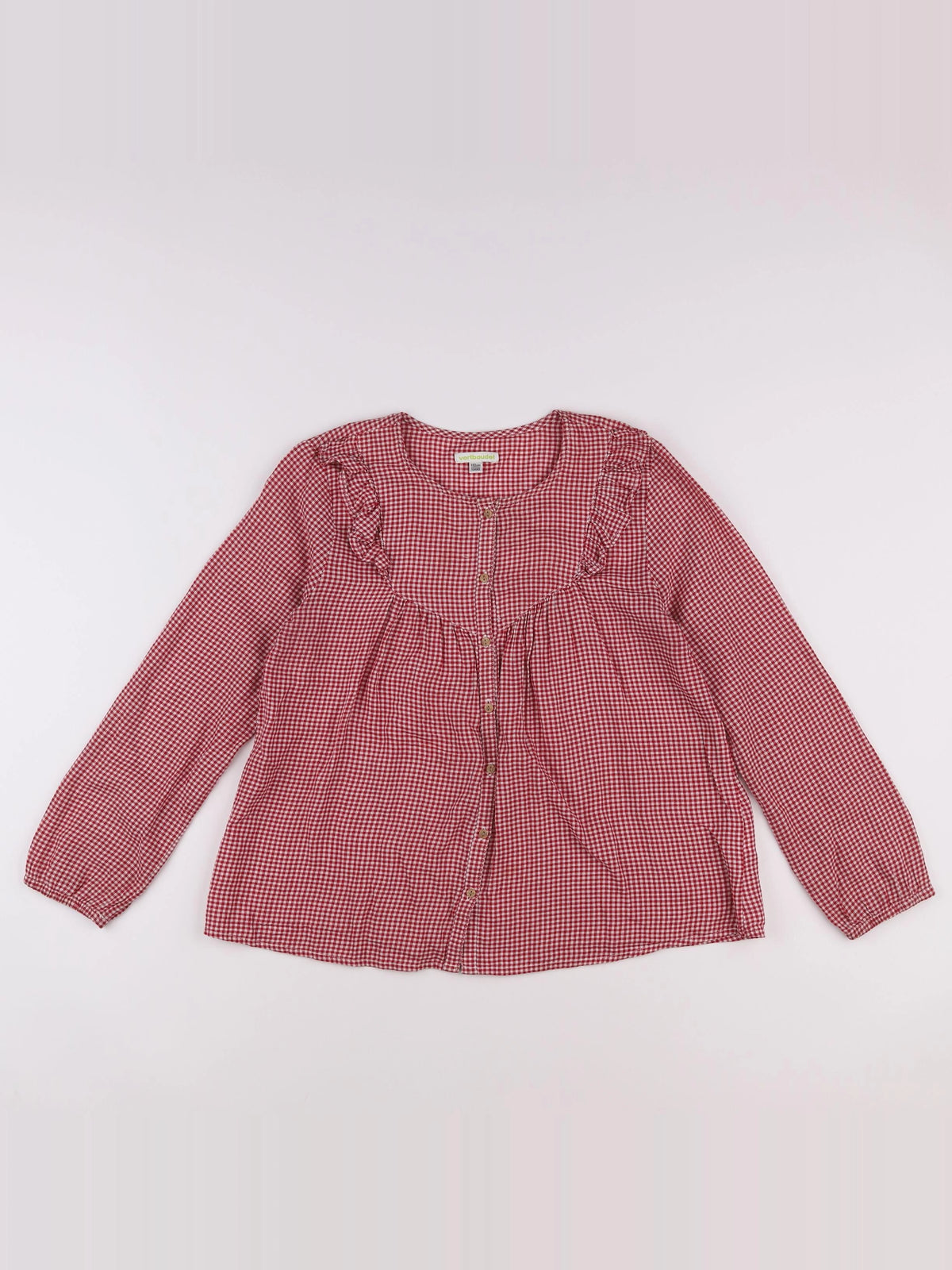 Vertbaudet - blouse rouge - 12 ans