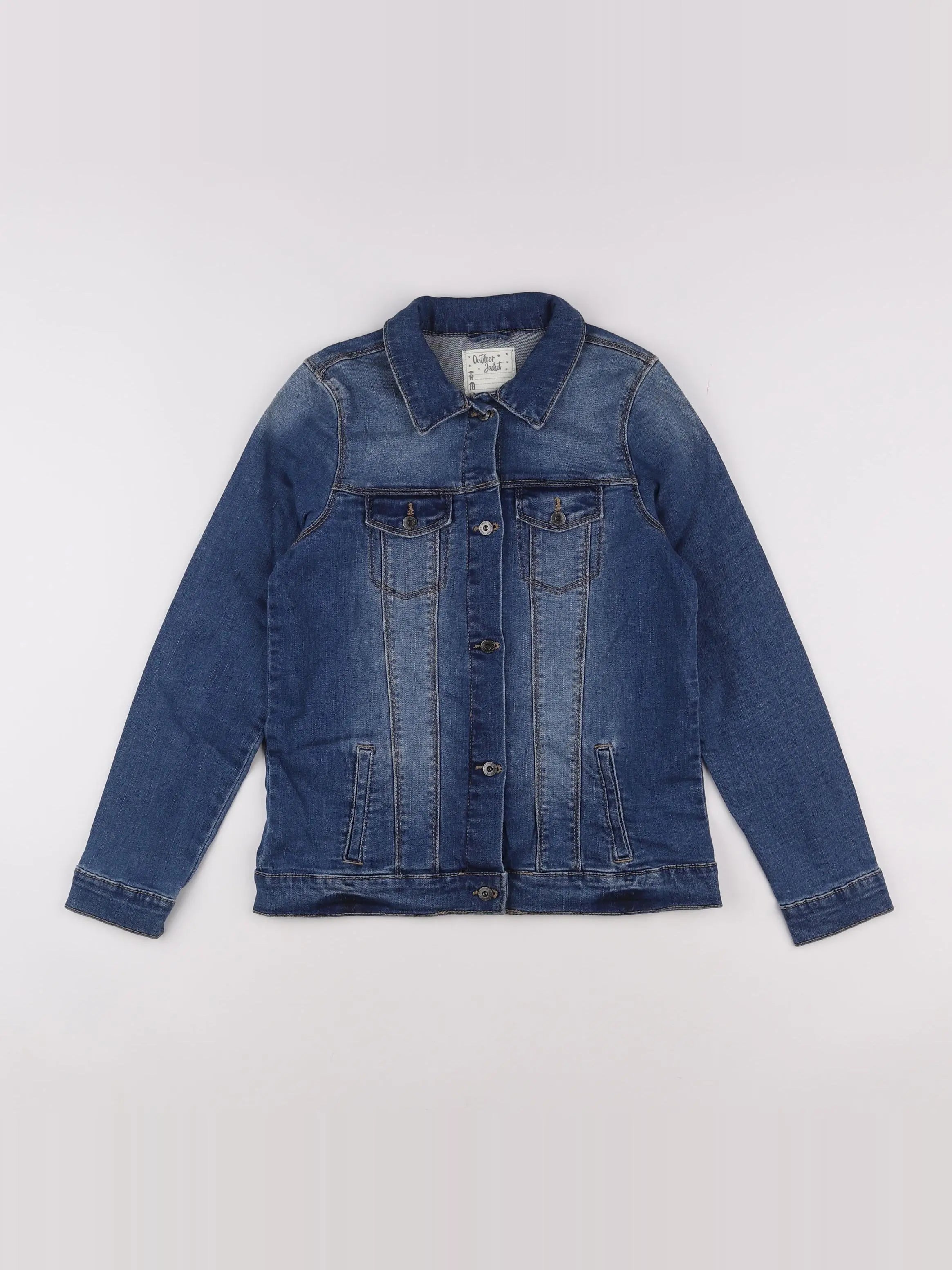 Vertbaudet - veste bleu - 12 ans