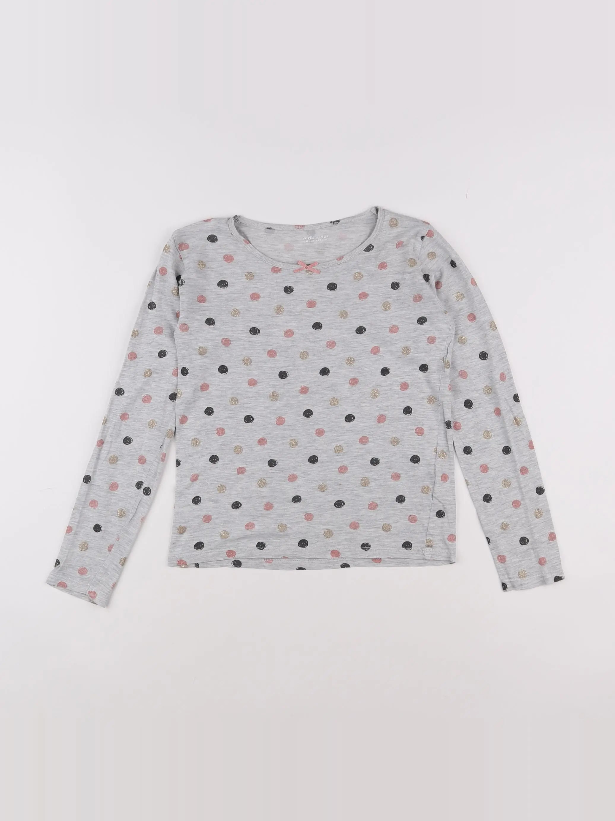 Vertbaudet - maillot de corps gris - 10 ans