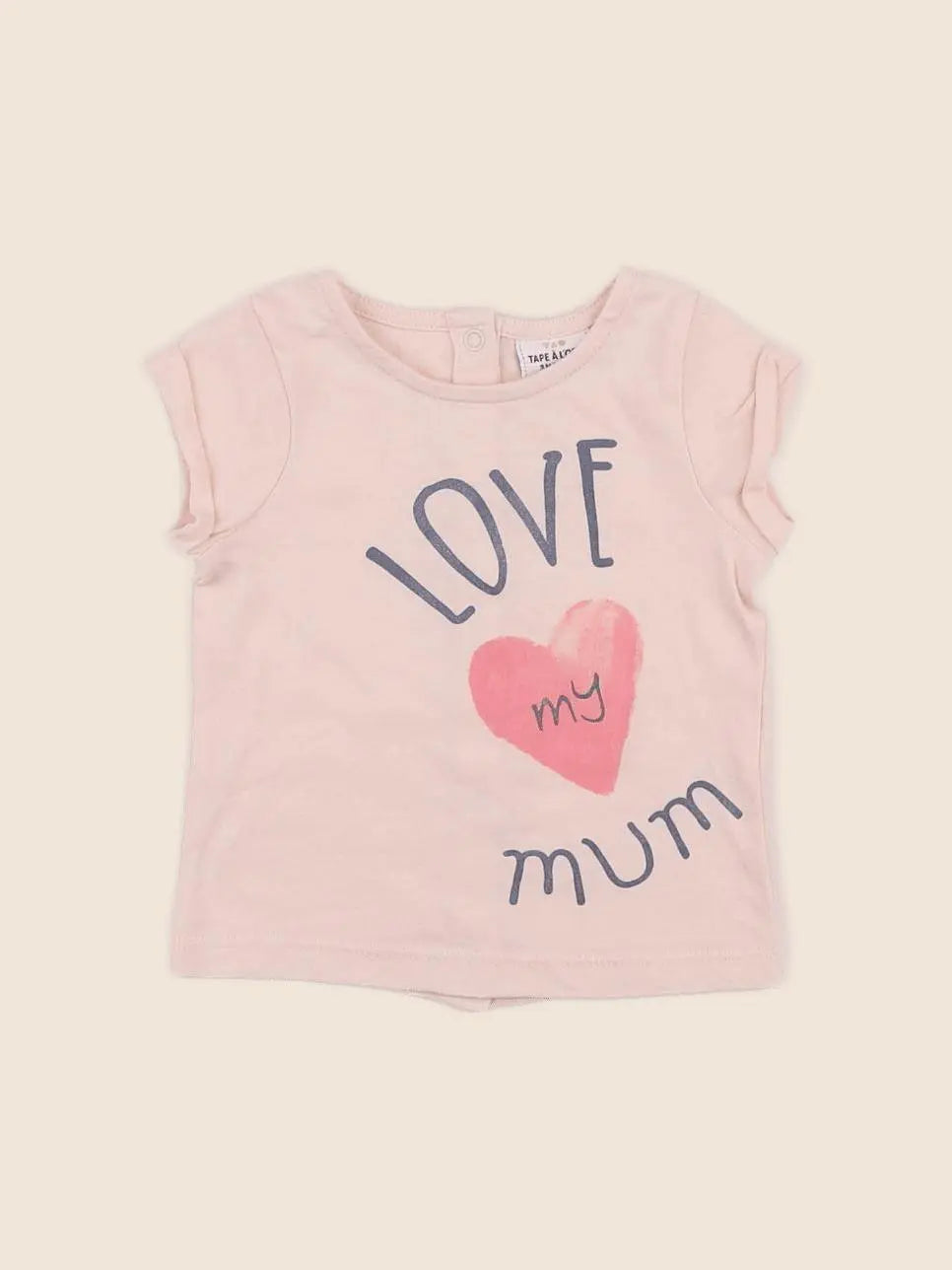 Tape à l'oeil - tee-shirt rose - 3 mois