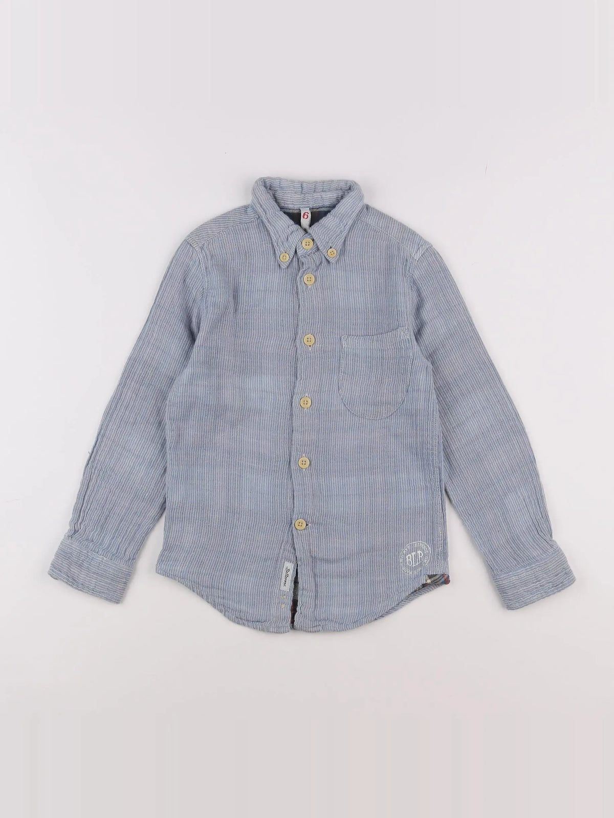 Bellerose - chemise bleu - 6 ans