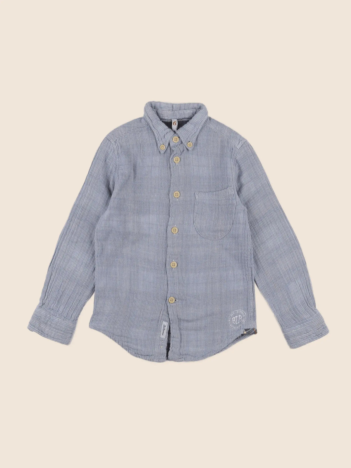 Bellerose - chemise bleu - 6 ans
