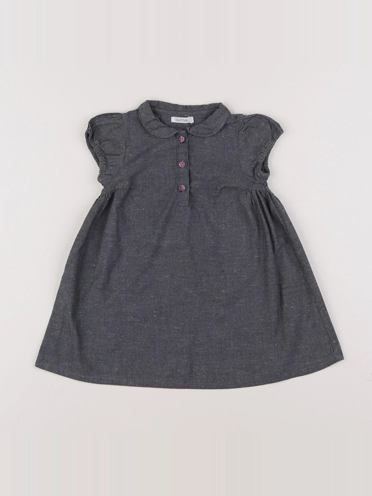Boutchou - robe gris - 6 mois