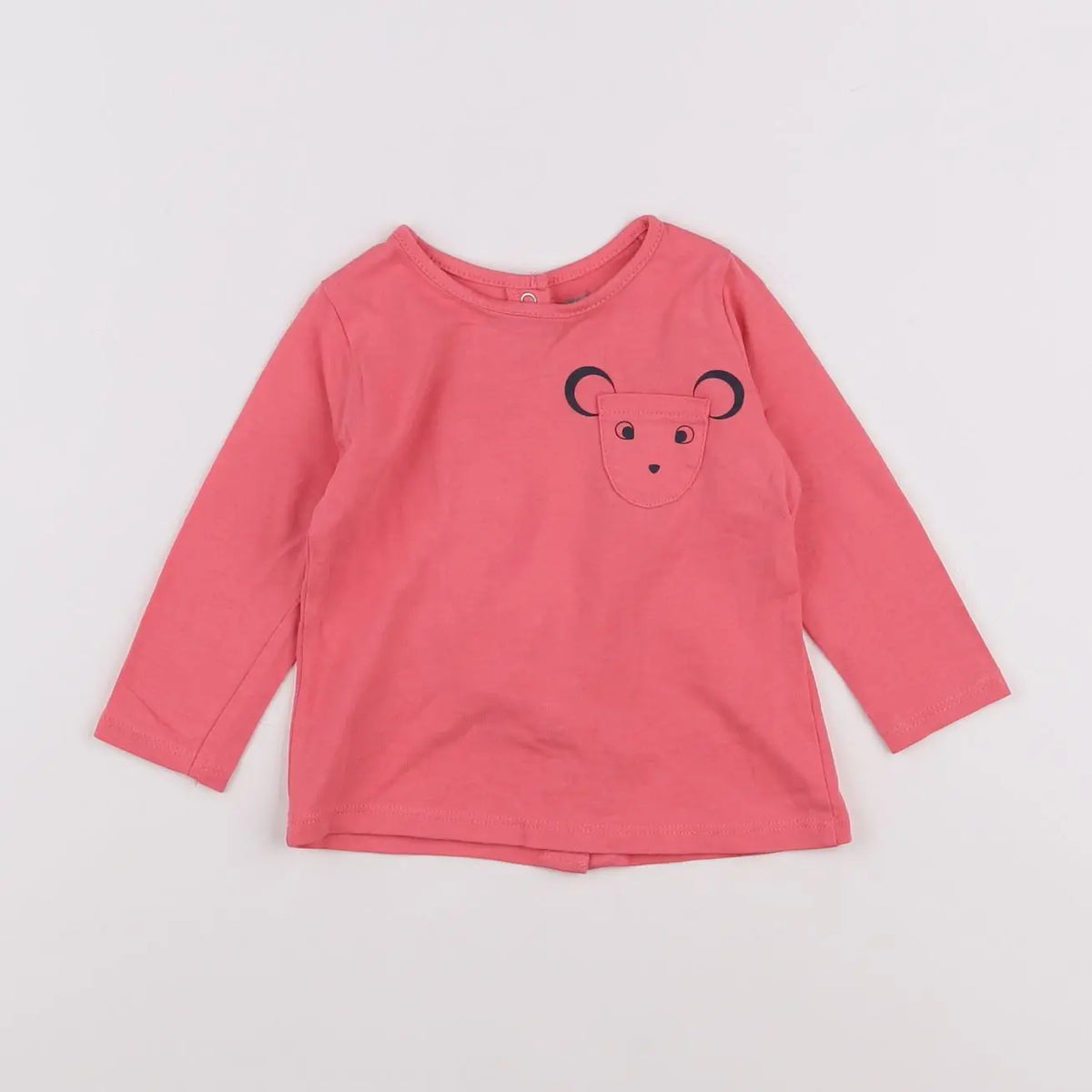 Vertbaudet - tee-shirt rose - 6 mois