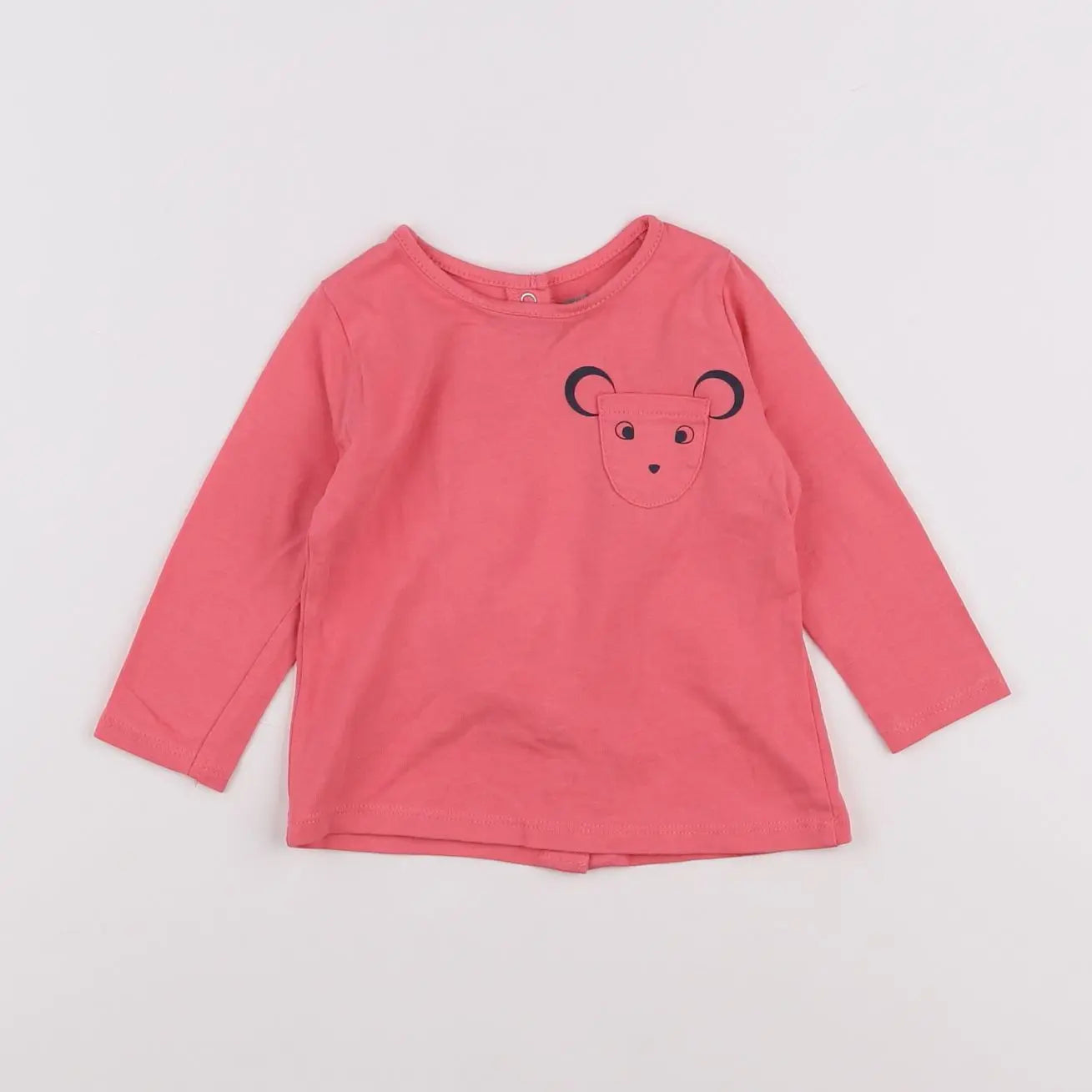 Vertbaudet - tee-shirt rose - 6 mois