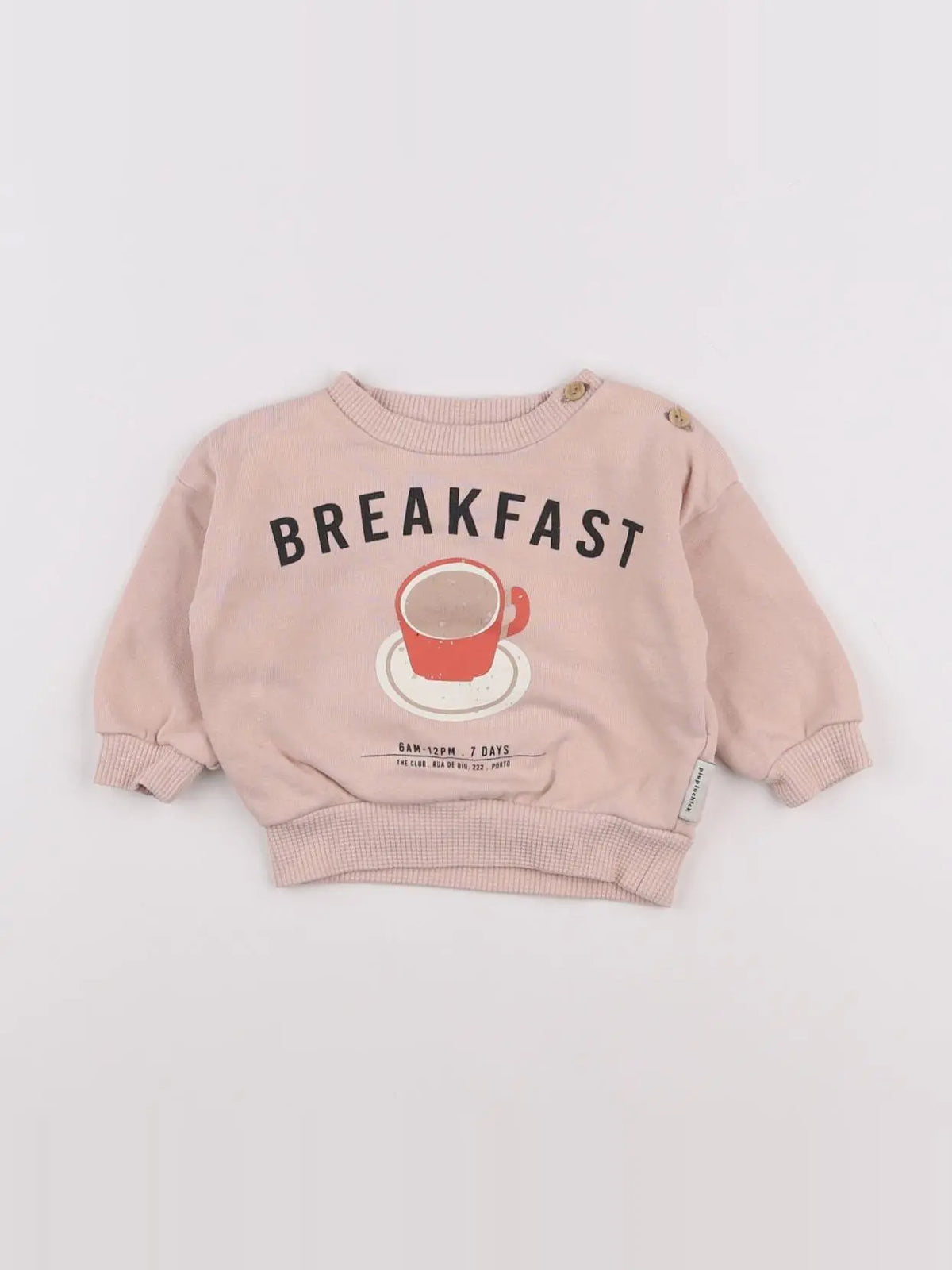 Piupiuchick - sweat rose - 3 mois