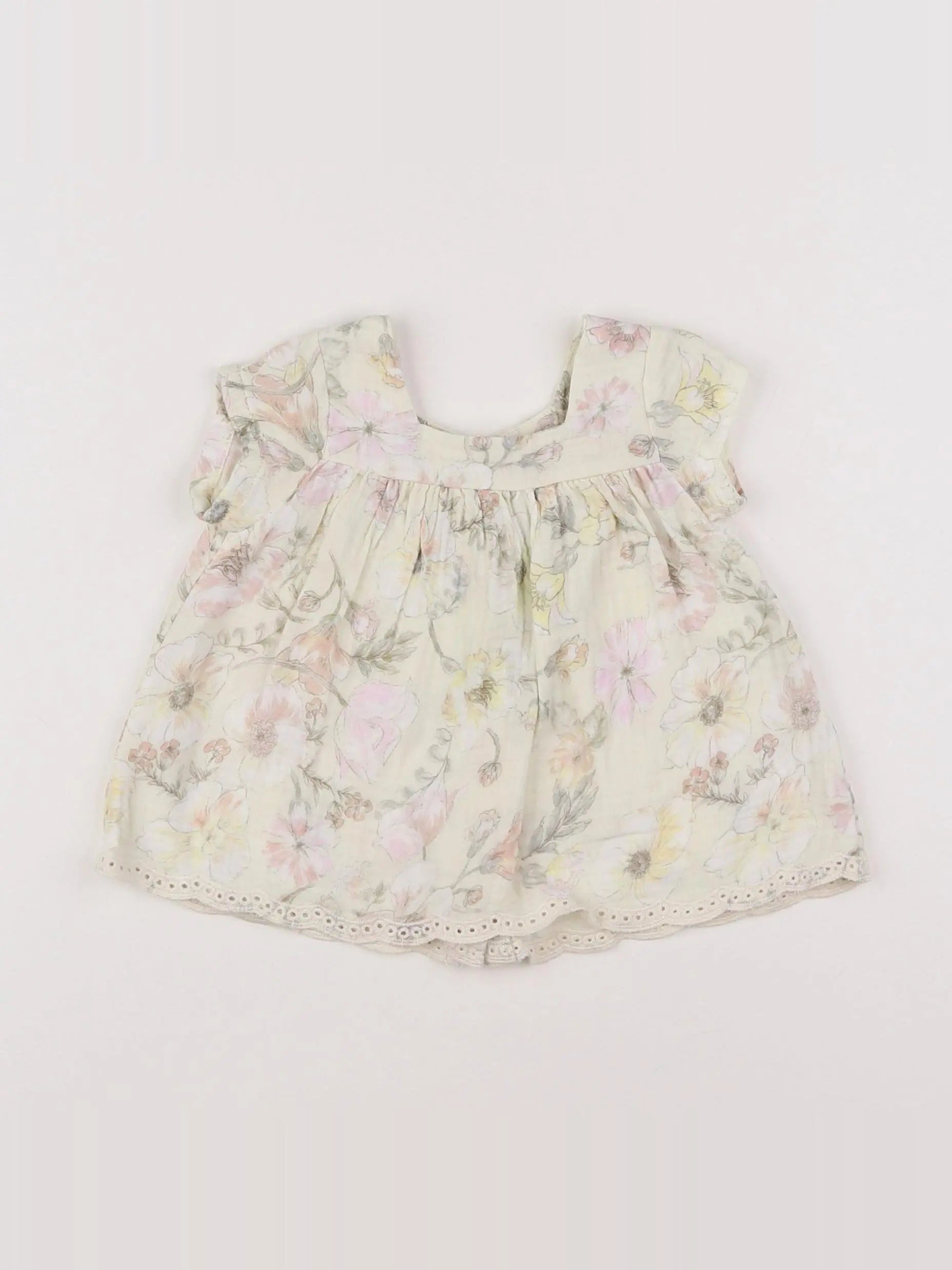 Vertbaudet - blouse multicolore - 1 mois