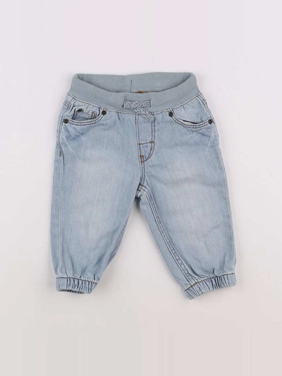 H&M - jean bleu - 4/6 mois