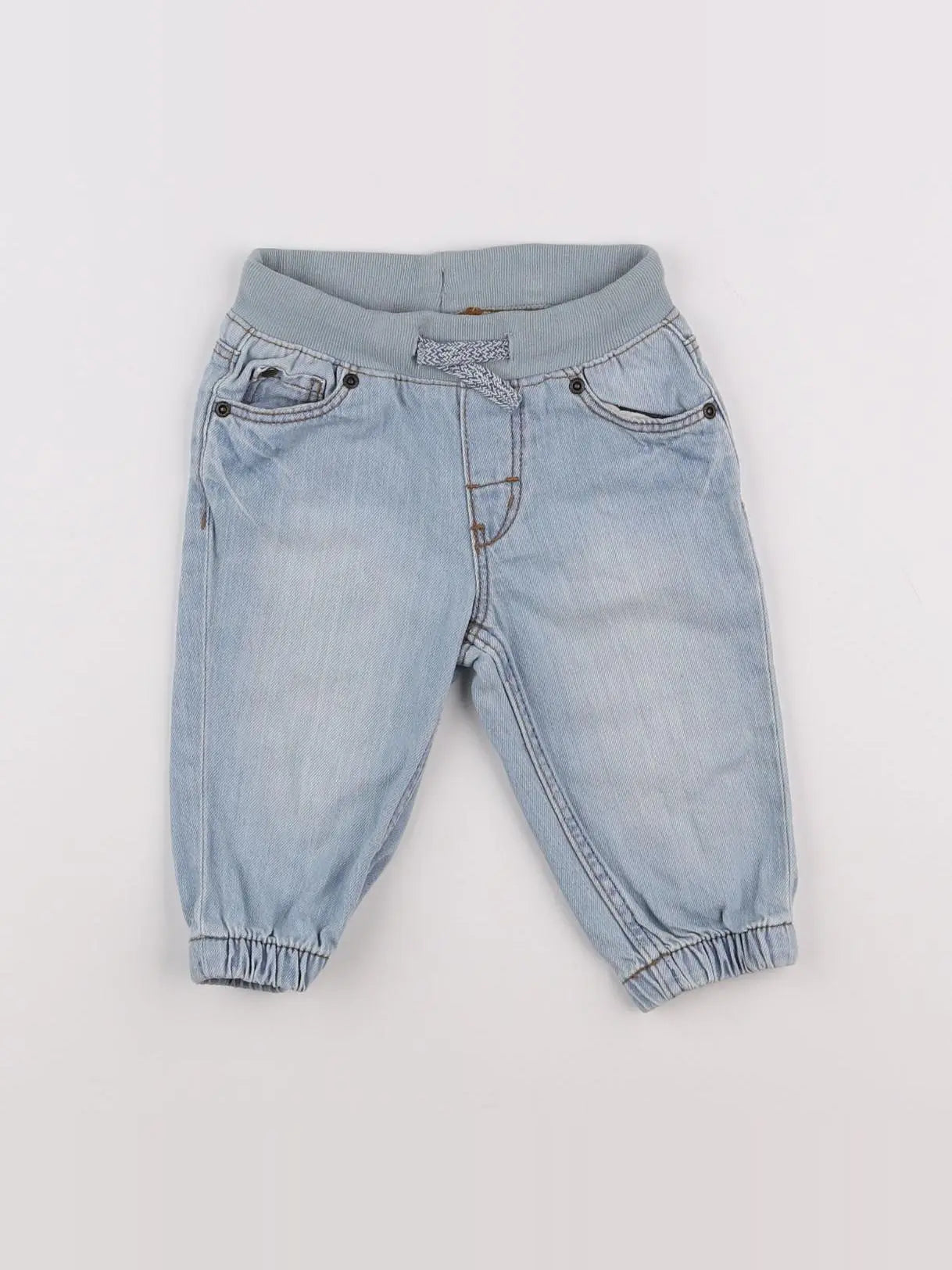 H&M - jean bleu - 4/6 mois