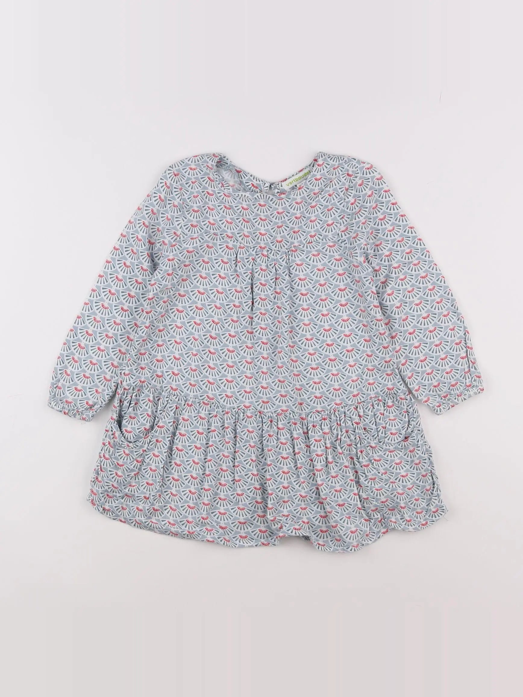 Vertbaudet - robe vert - 3 ans