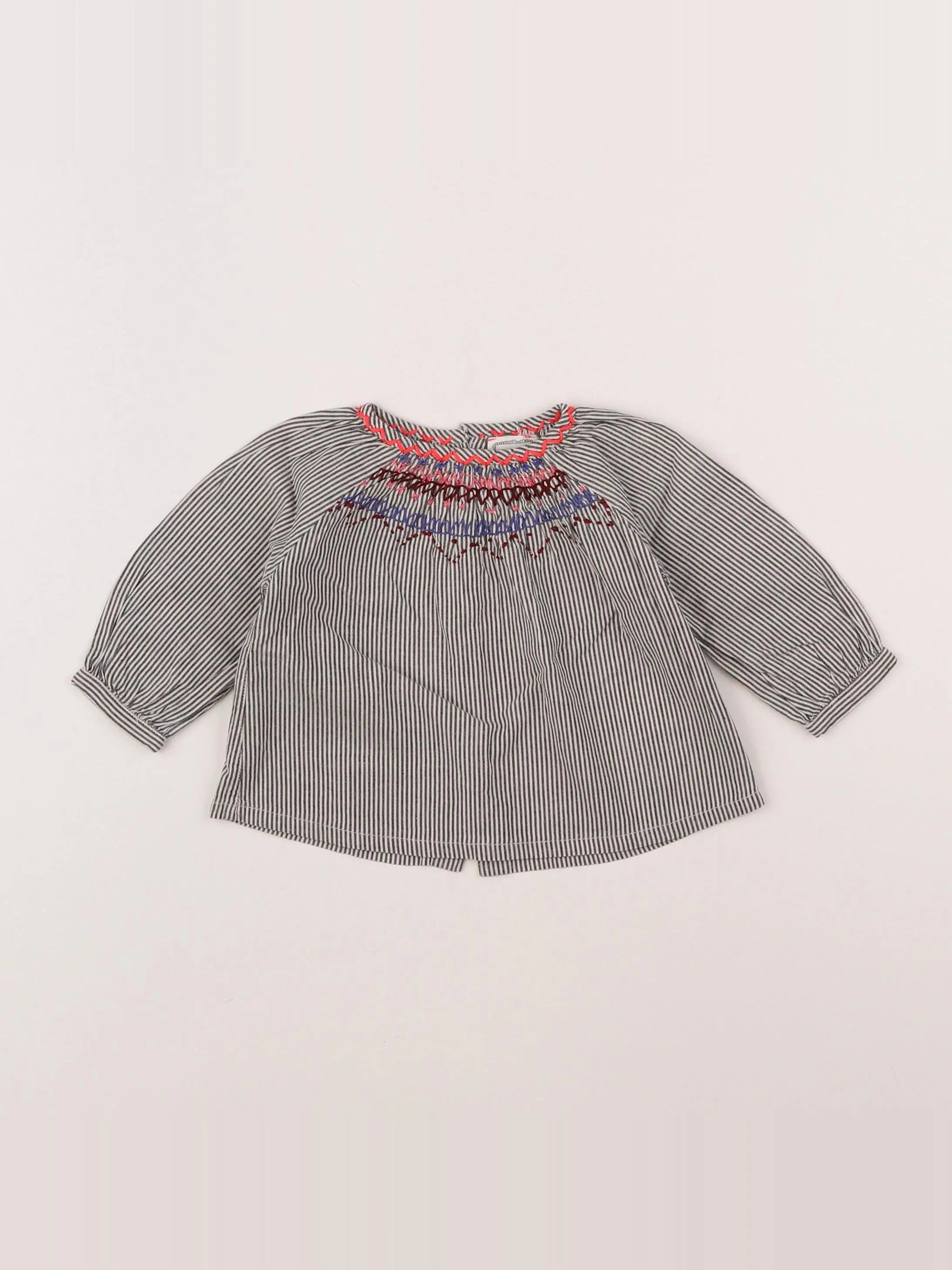 Bonheur du jour - blouse multicolore - 3 mois