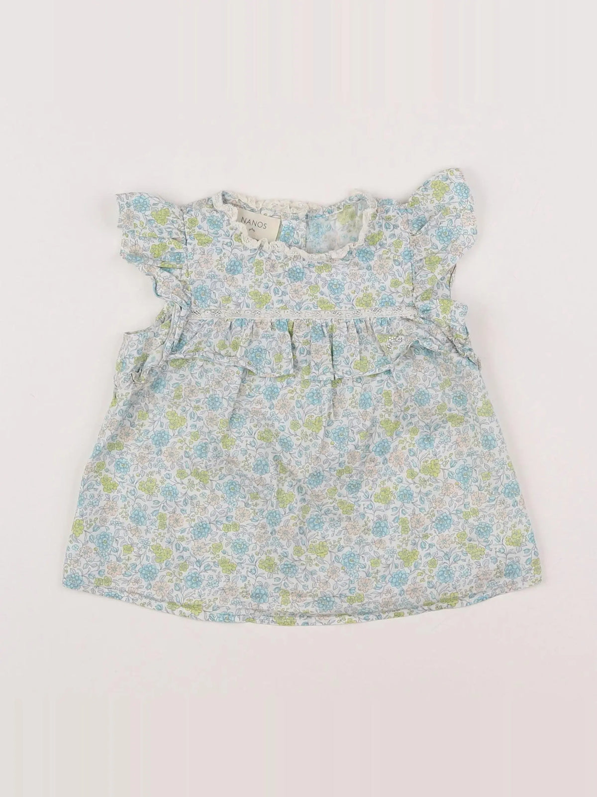 Nanos baby - blouse vert - 2 ans