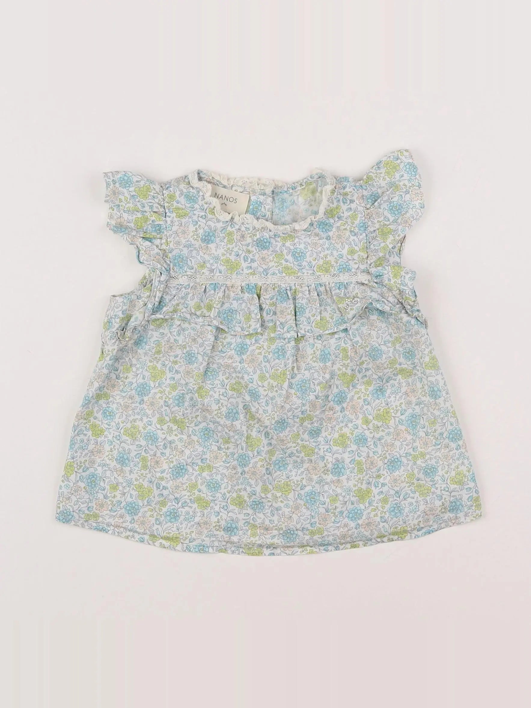 Nanos baby - blouse vert - 2 ans