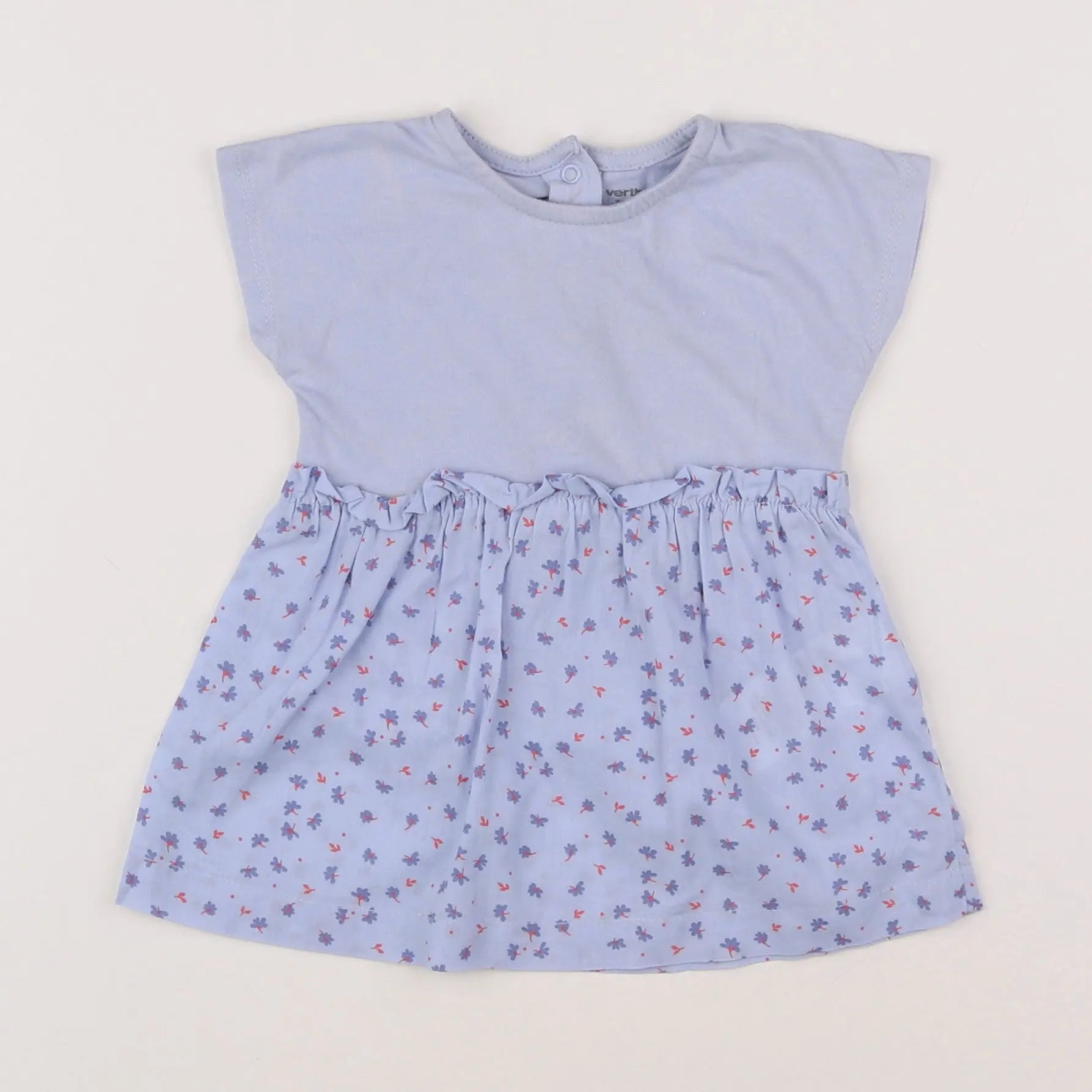 Vertbaudet - robe bleu - 3 mois