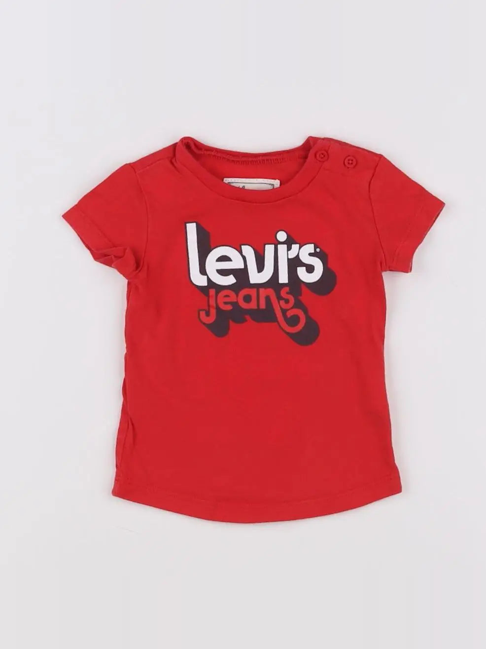 Levi's - tee-shirt rouge - 6 mois