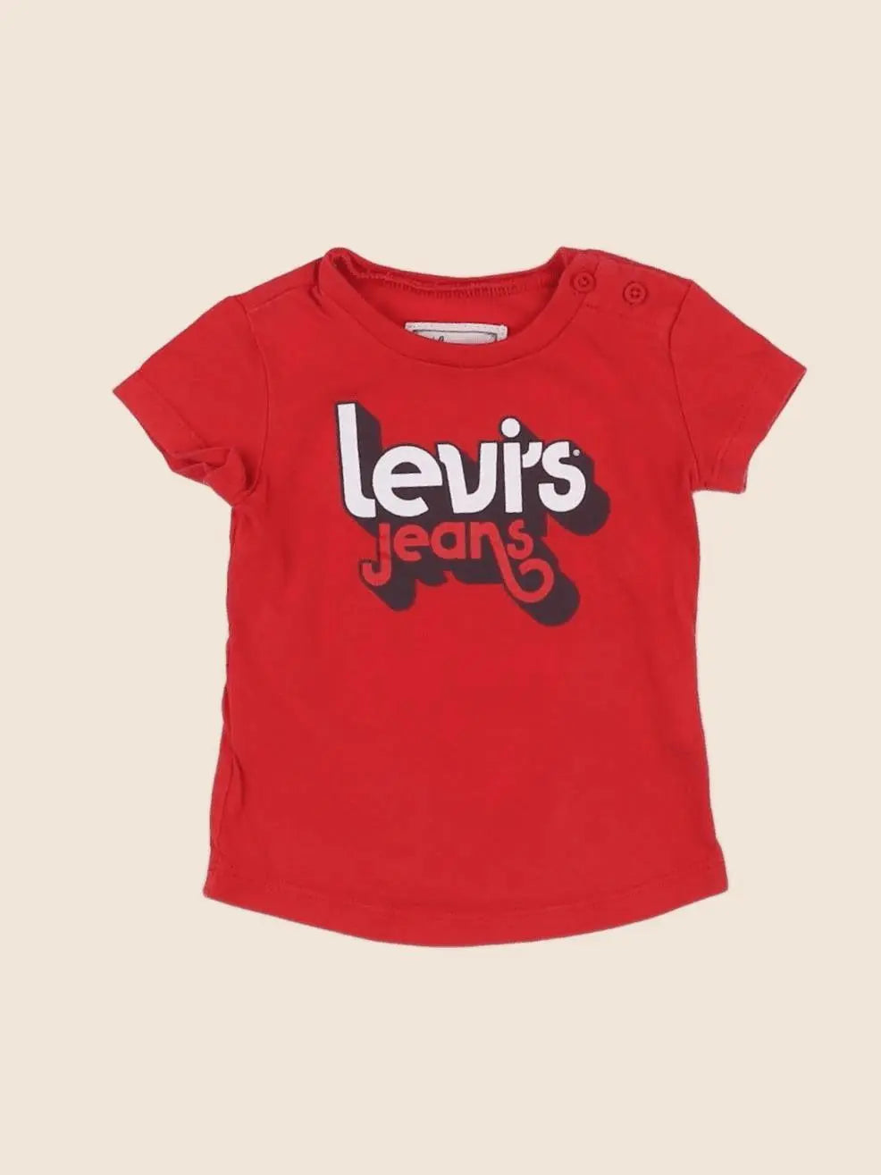Levi's - tee-shirt rouge - 6 mois