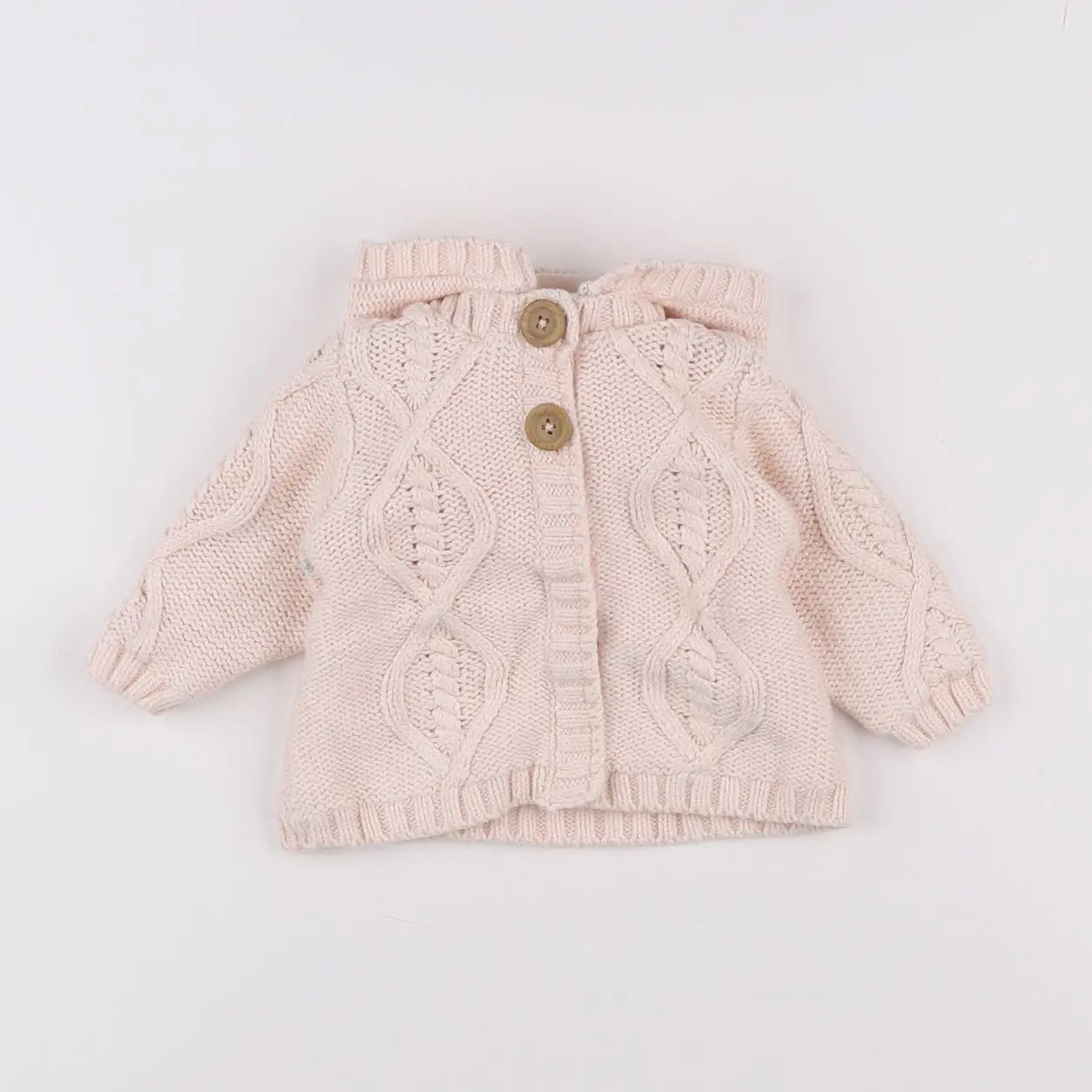 Vertbaudet - veste rose - 3 mois