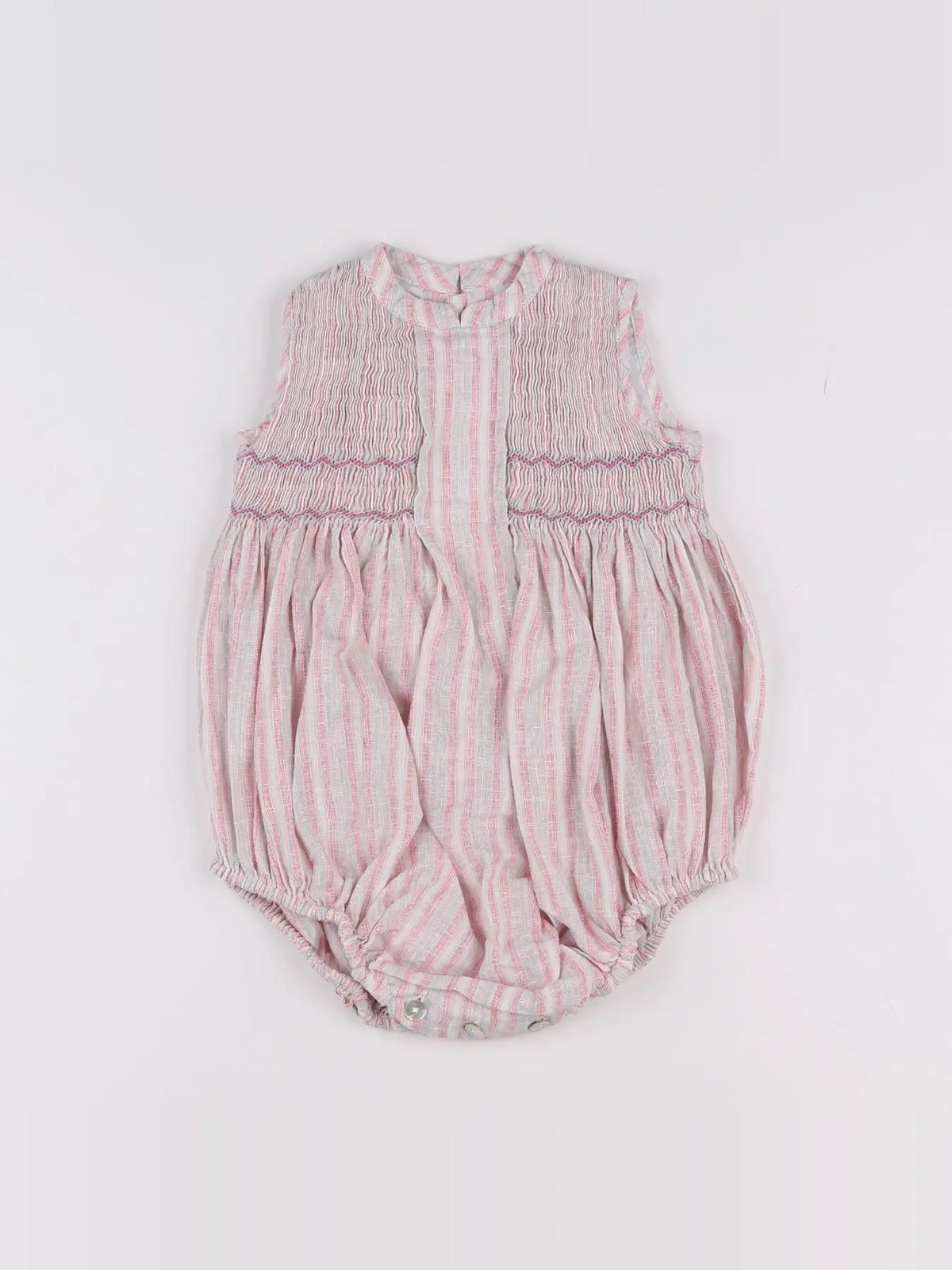 Neck & Neck - combinaison rose - 12 mois