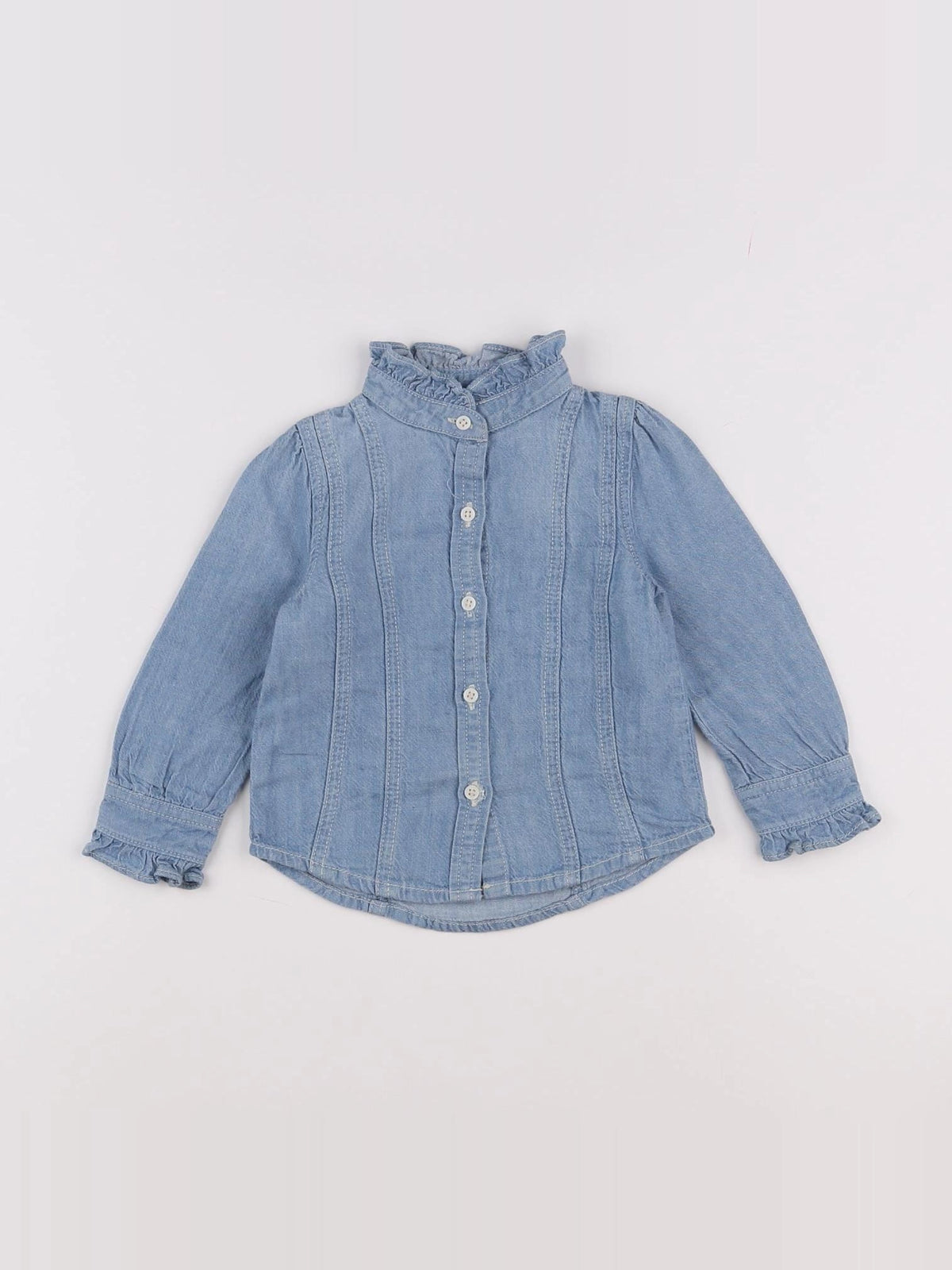 GAP - chemise bleu - 12/18 mois