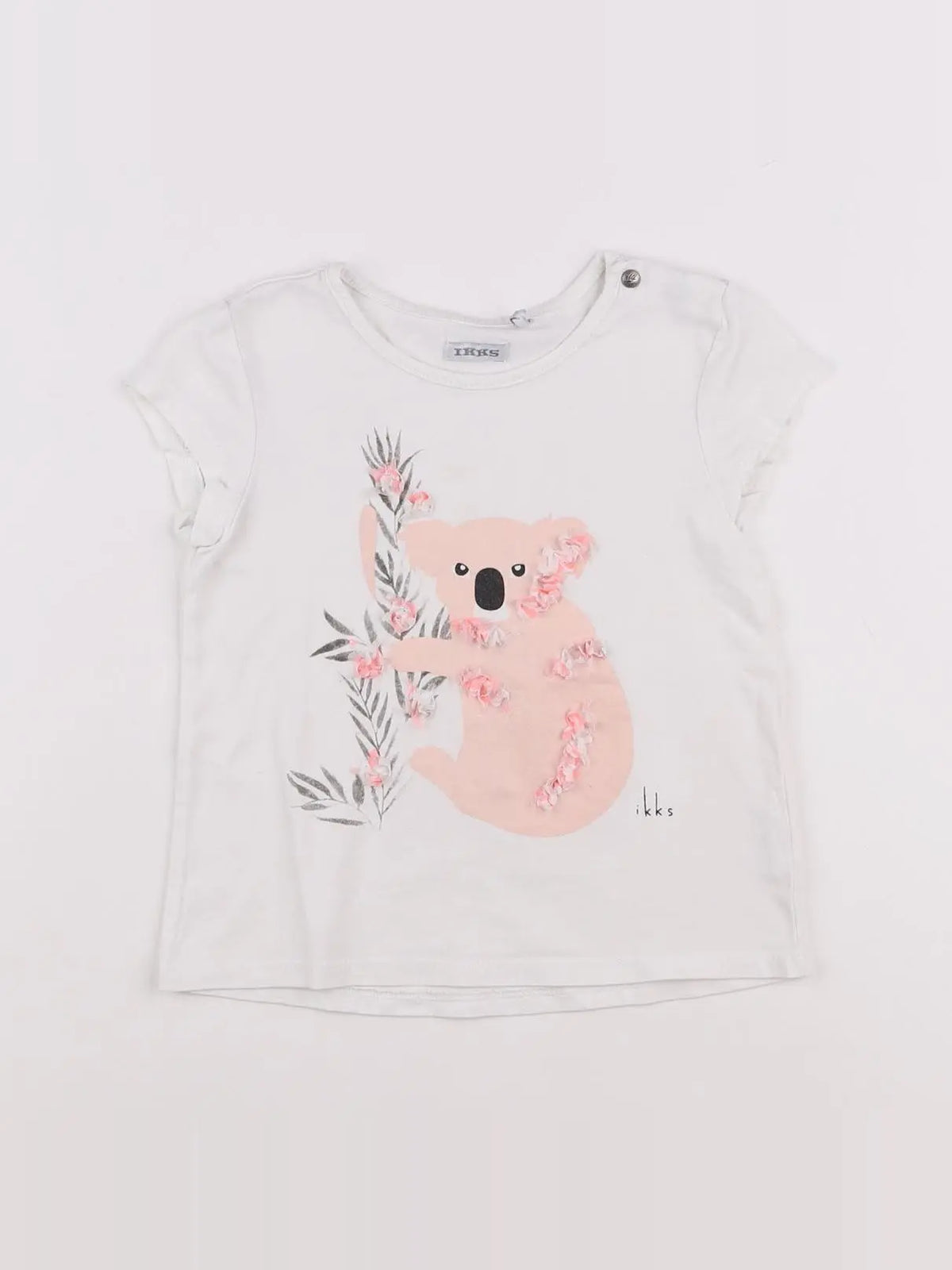 IKKS - tee-shirt blanc - 12 mois