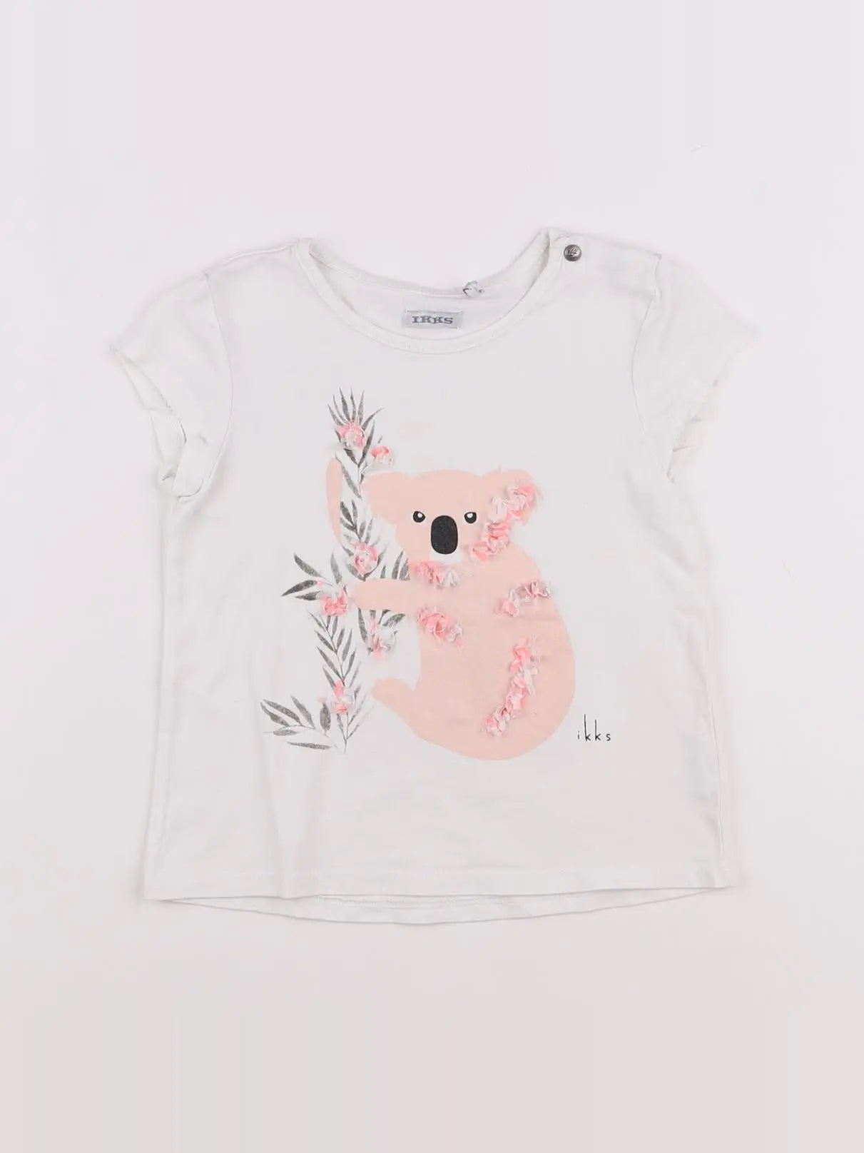 IKKS - tee-shirt blanc - 12 mois