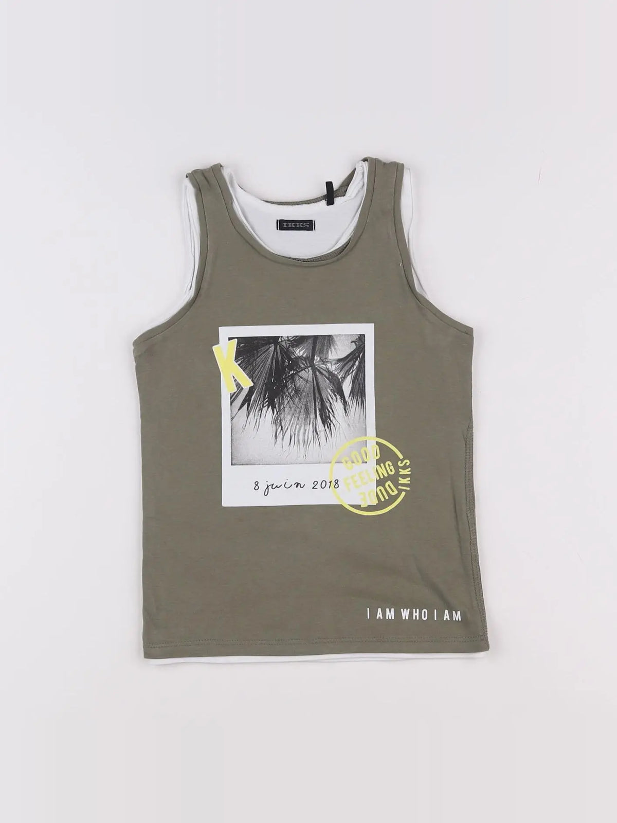 IKKS - débardeur vert - 5 ans