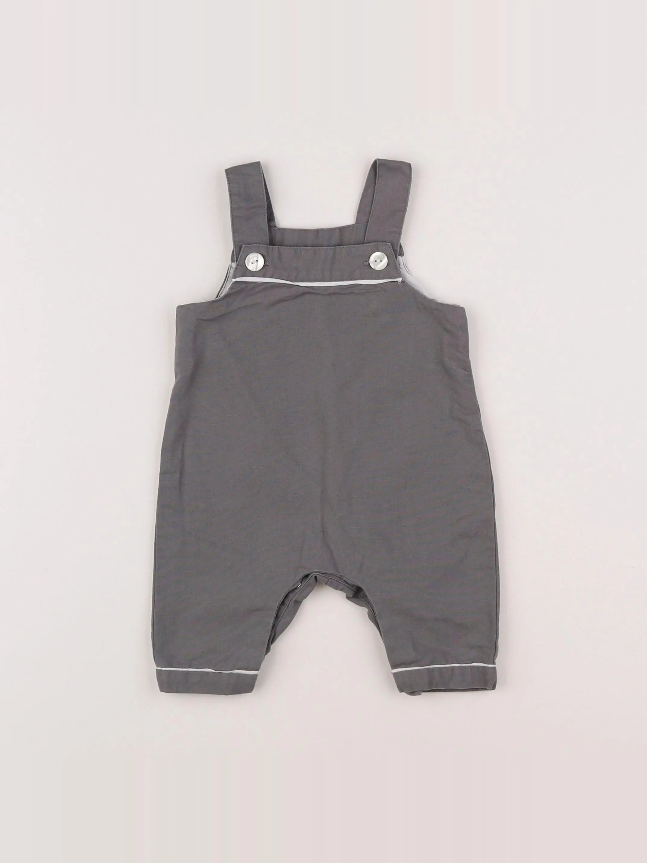 Jacadi - salopette gris - 3 mois