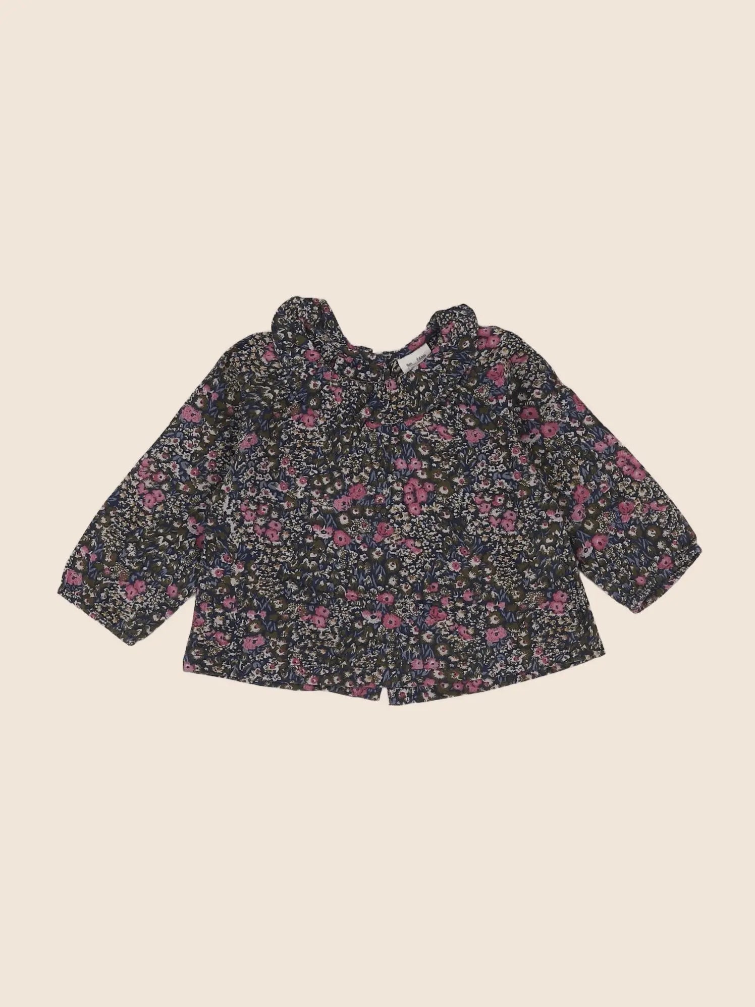 Nice Things - blouse bleu - 6 mois