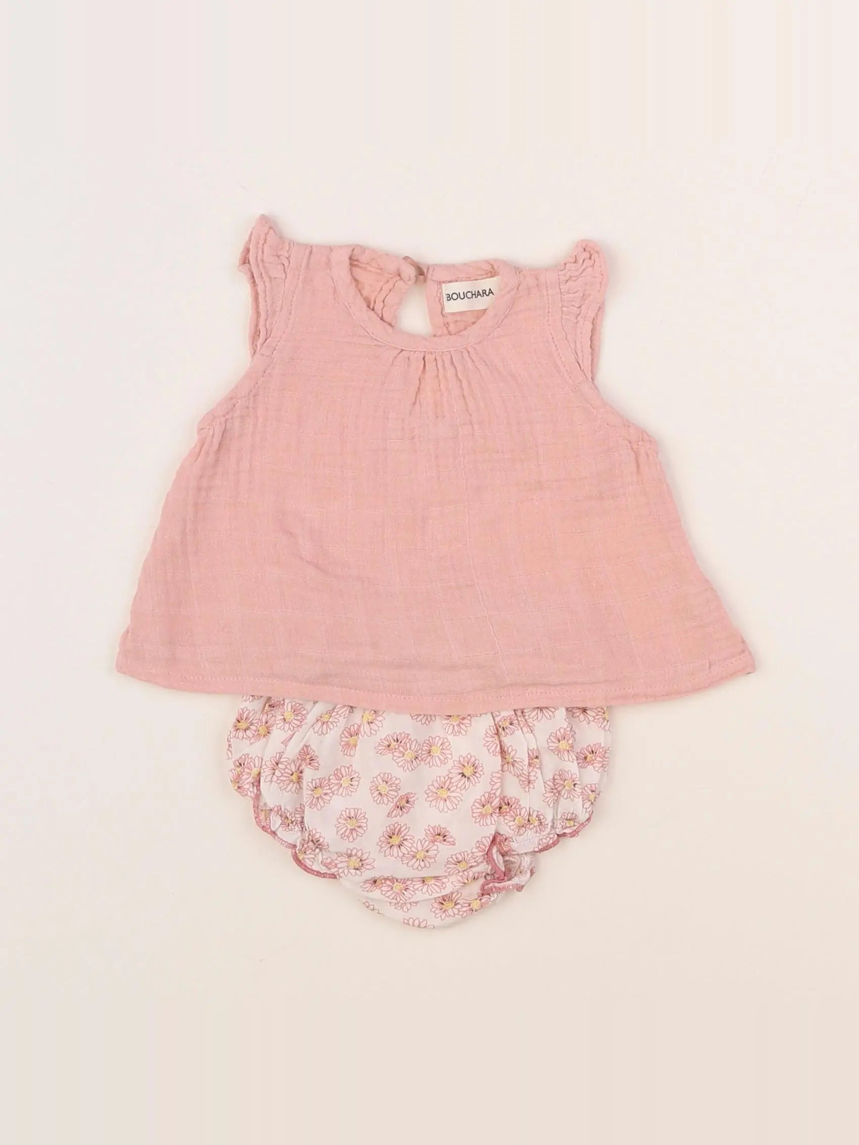 Bouchara - ensemble rose - 3 mois