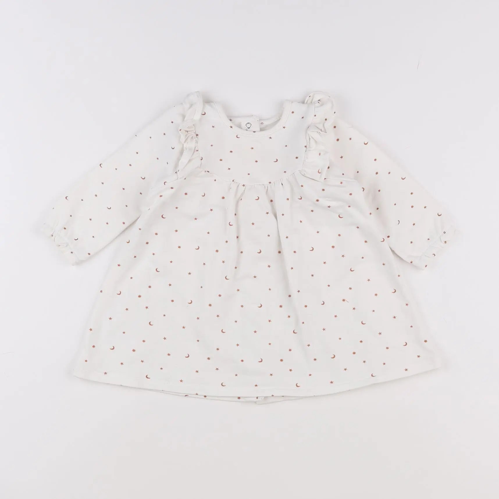 Vertbaudet - robe blanc - 9 mois