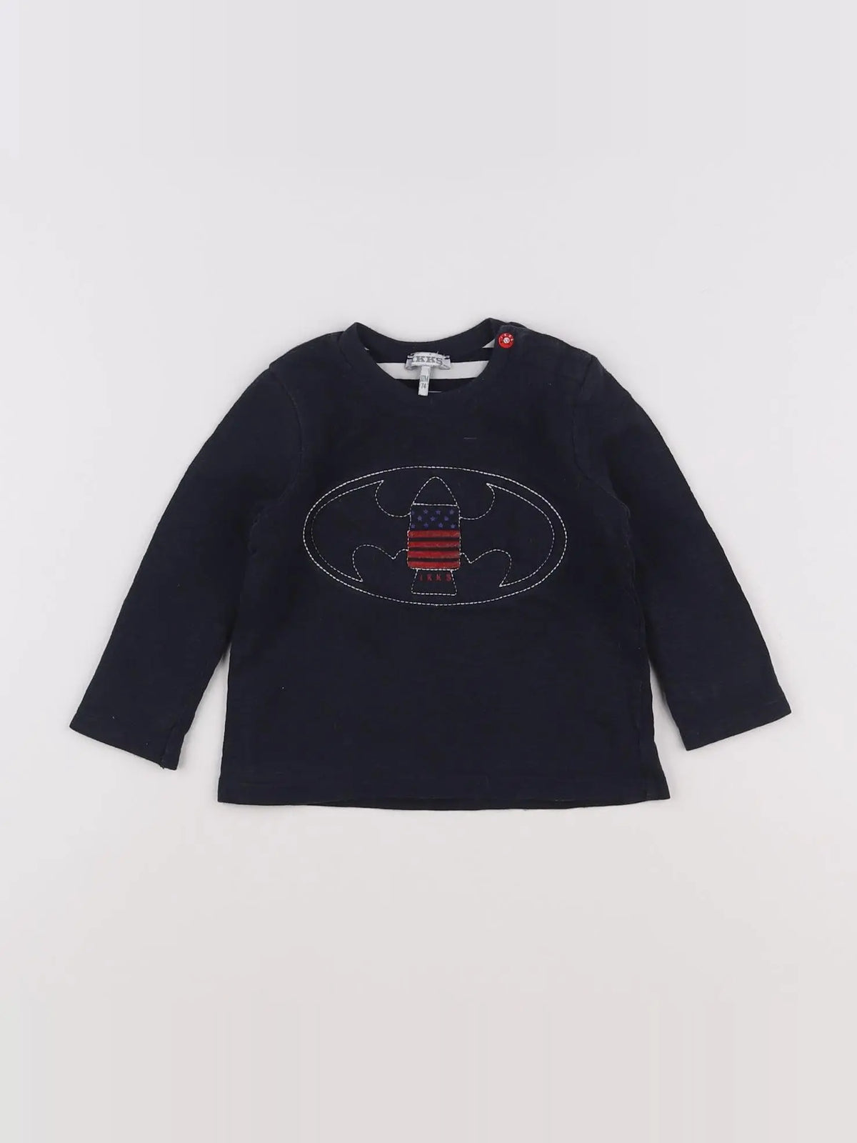 IKKS - tee-shirt bleu - 12 mois