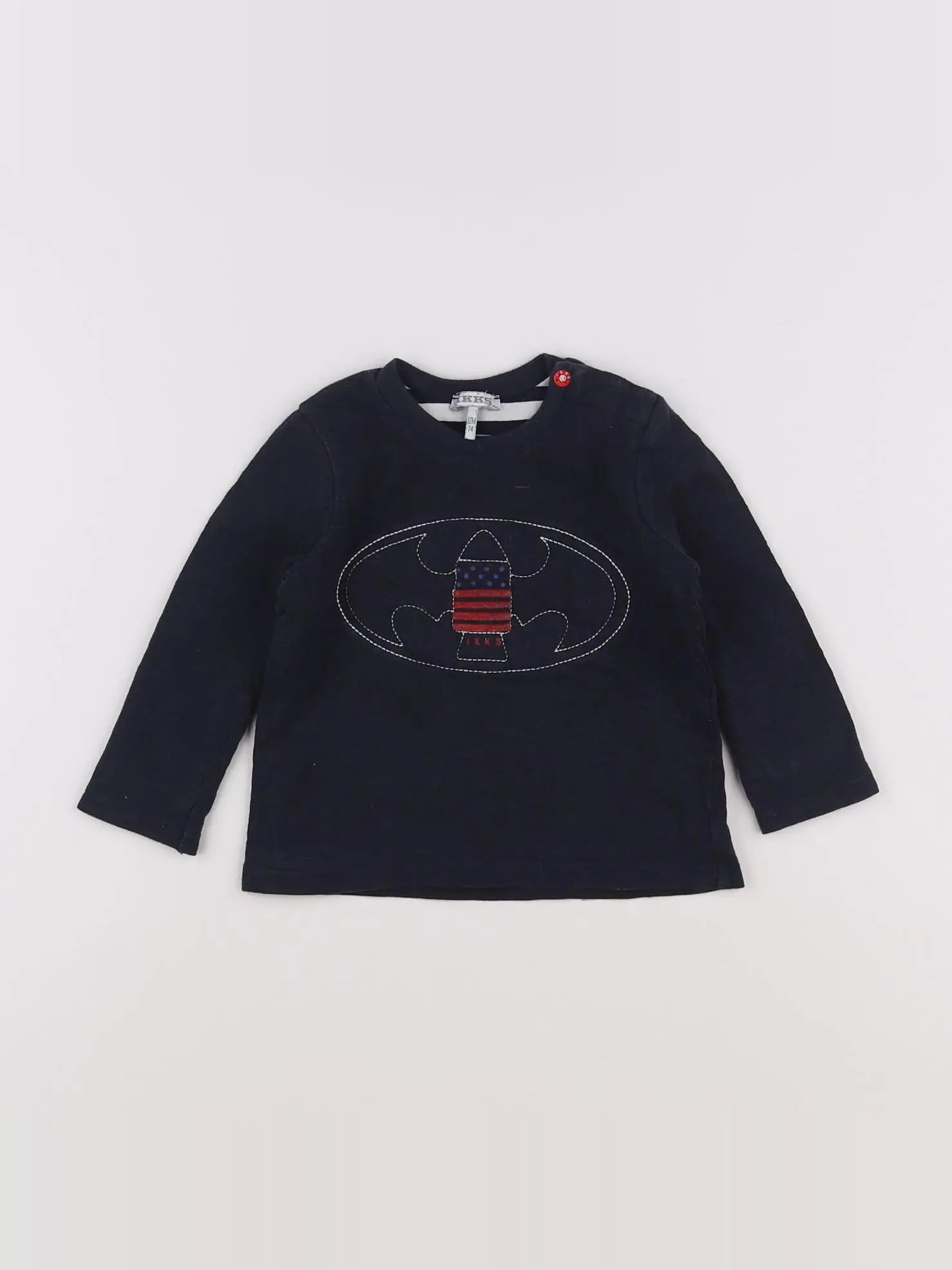 IKKS - tee-shirt bleu - 12 mois